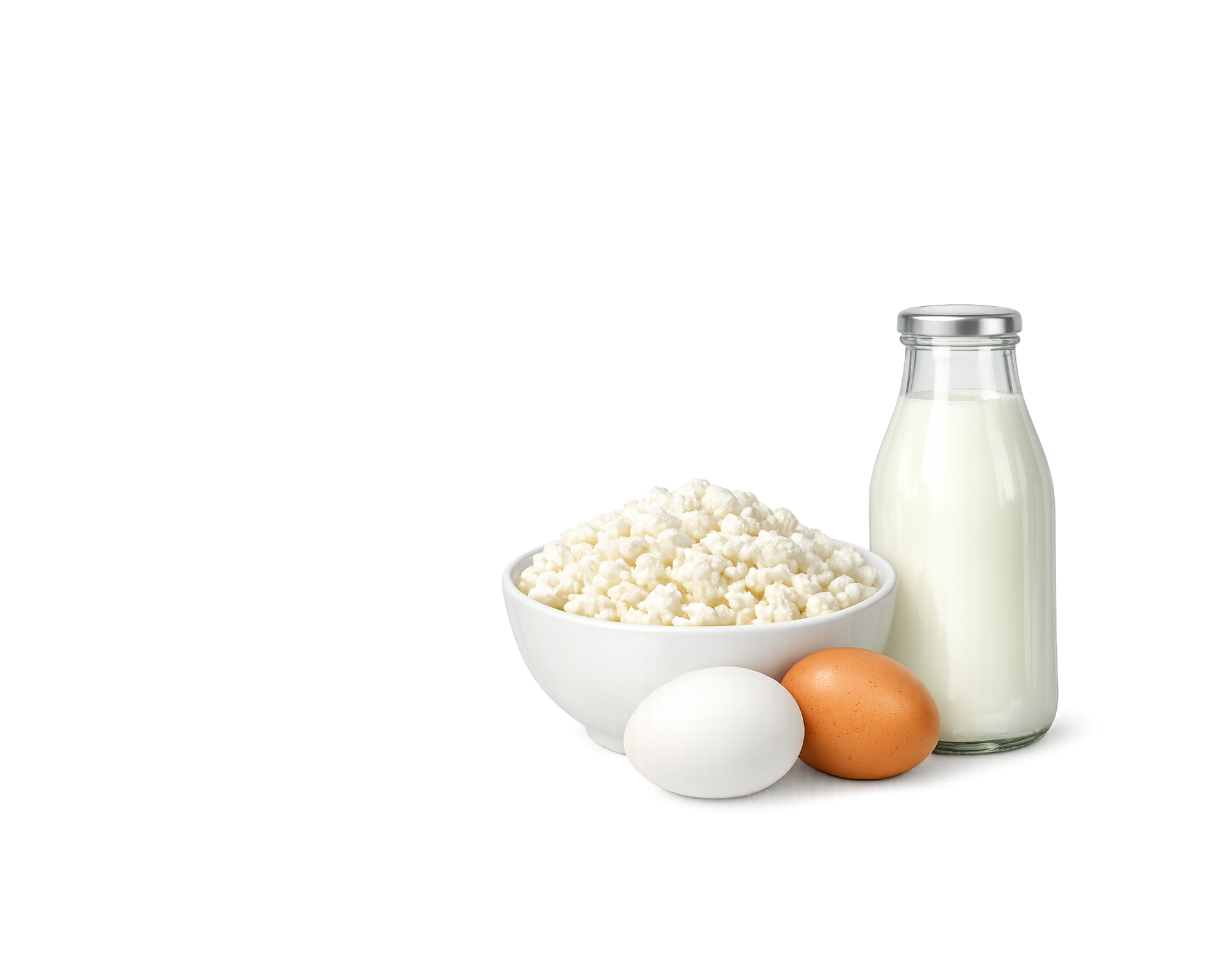 Молочные продукты, яйцо