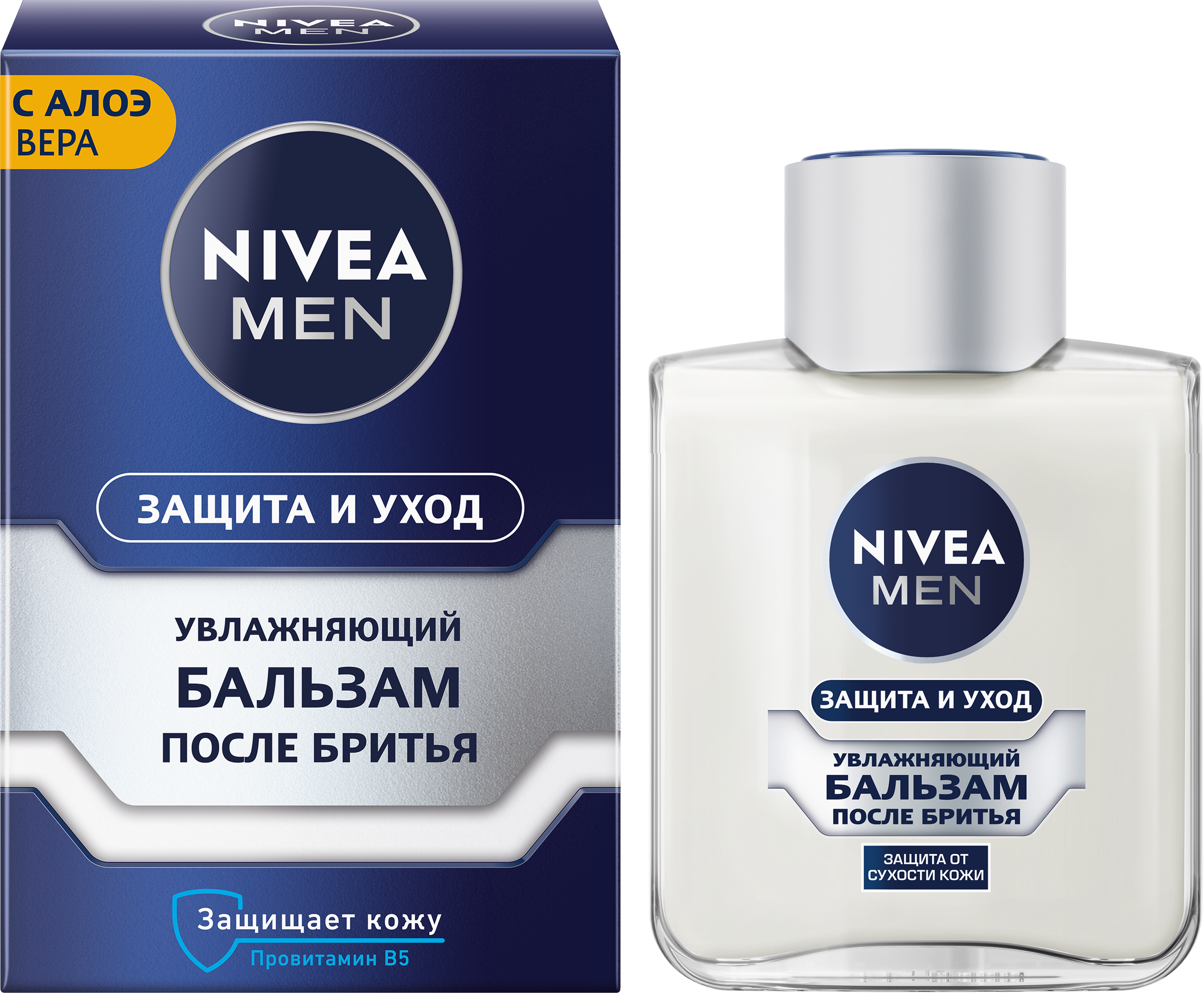 Изображение товара Бальзам после бритья NIVEA Men Защита и Уход увлажняющий, 100мл Изображение товара Бальзам после бритья NIVEA Men Защита и Уход увлажняющий, 100мл