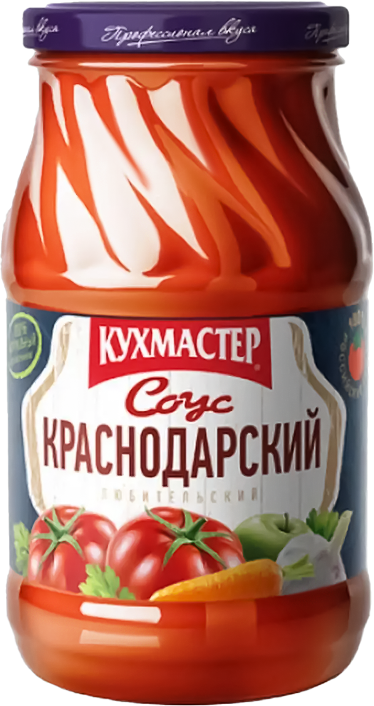 Изображение товара Соус КУХМАСТЕР Краснодарский любительский, 480г Изображение товара Соус КУХМАСТЕР Краснодарский любительский, 480г