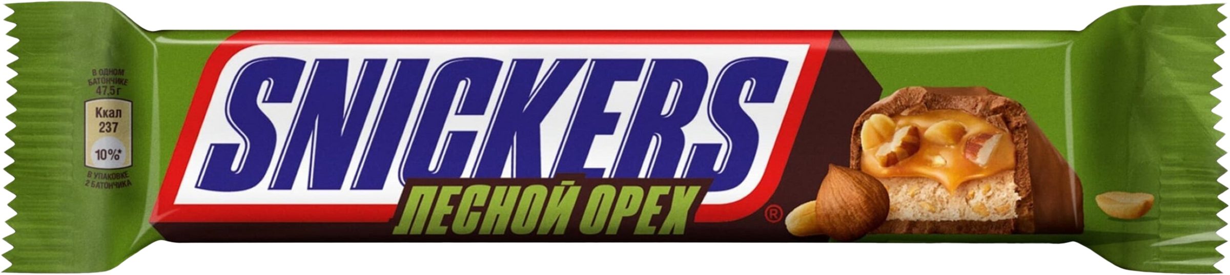 Изображение товара Батончик шоколадный SNICKERS Лесной орех, 81г Изображение товара Батончик шоколадный SNICKERS Лесной орех, 81г