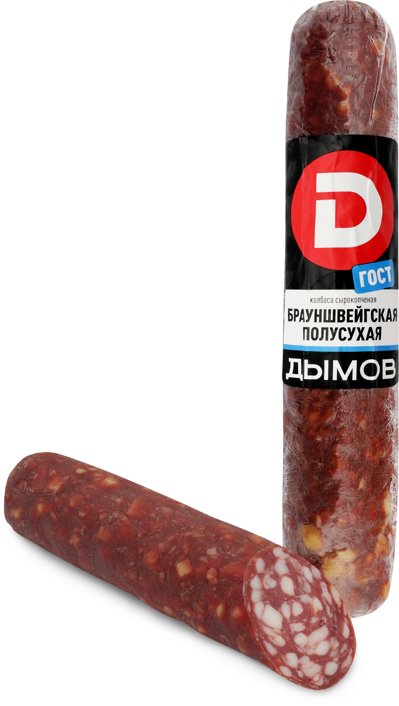 Изображение товара Сырокопченая колбаса ДЫМОВ Брауншвейгская полусухая 2440 рублей Изображение товара Сырокопченая колбаса ДЫМОВ Брауншвейгская полусухая 2440 рублей