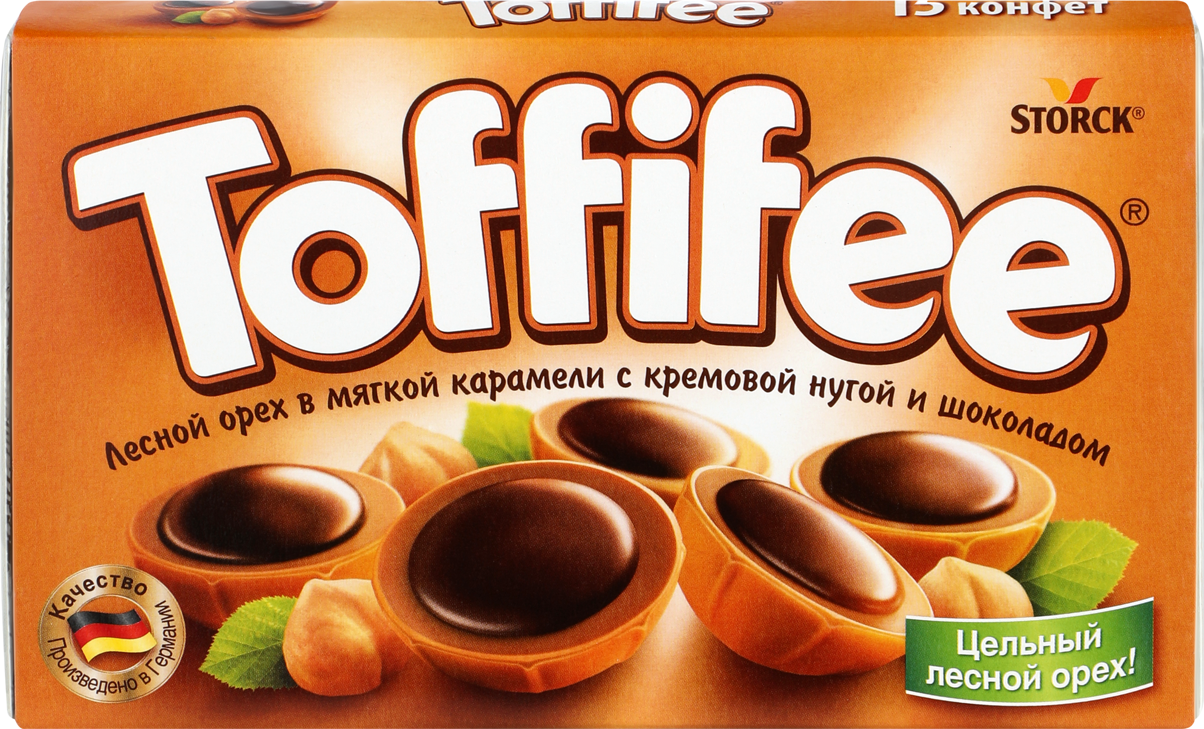 Изображение товара Конфеты TOFFIFEE с лесным орехом 125г на основе карамели и шоколада Изображение товара Конфеты TOFFIFEE с лесным орехом 125г на основе карамели и шоколада