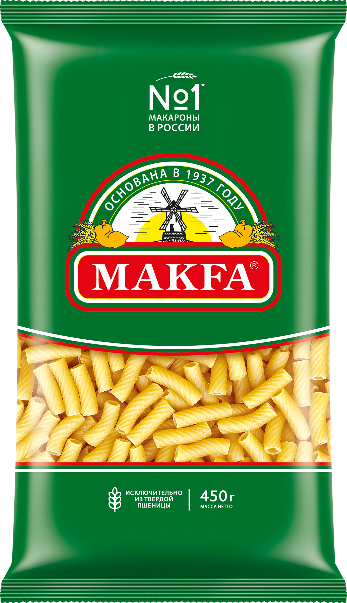 Изображение товара Макароны MAKFA Рожки 450г из твердой пшеницы - вкусное и качественное блюдо Изображение товара Макароны MAKFA Рожки 450г из твердой пшеницы - вкусное и качественное блюдо
