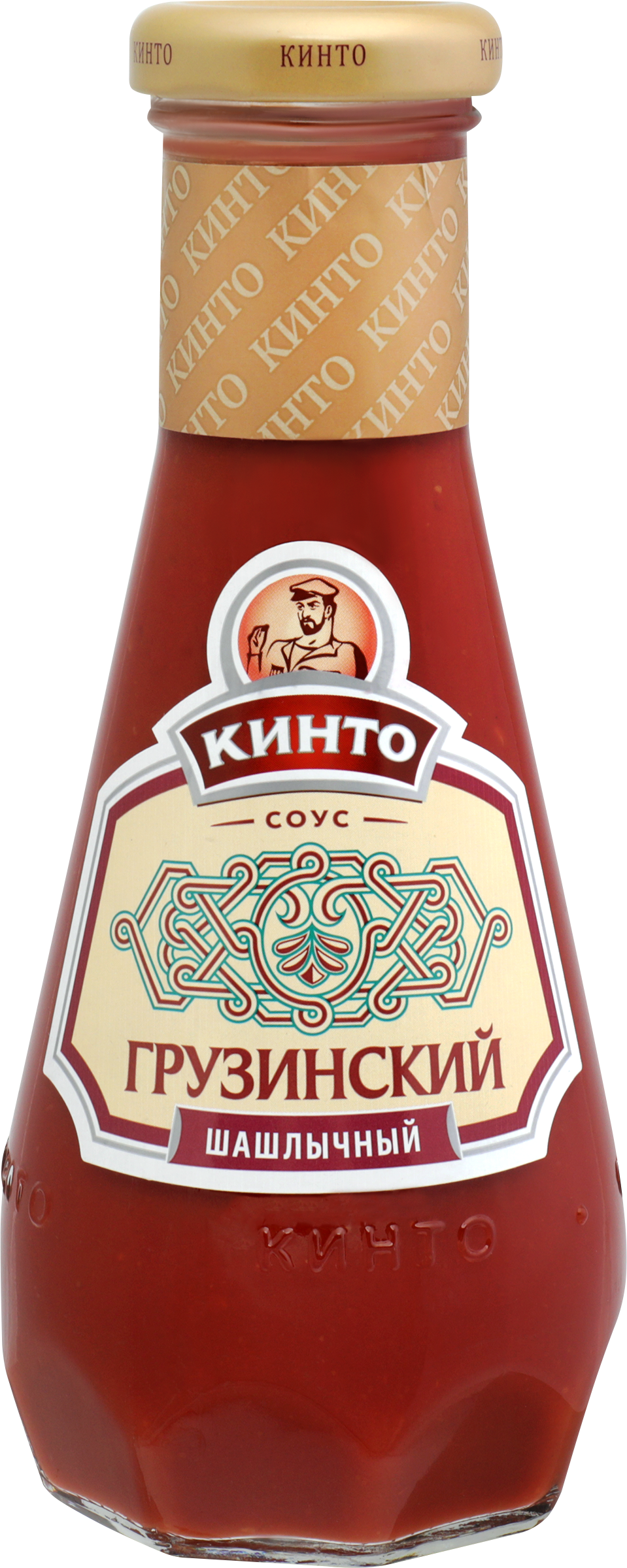 Изображение товара Соус КИНТО Грузинский Шашлычный томатный 305г - натуральный грузинский соус для мяса и блюд Изображение товара Соус КИНТО Грузинский Шашлычный томатный 305г - натуральный грузинский соус для мяса и блюд