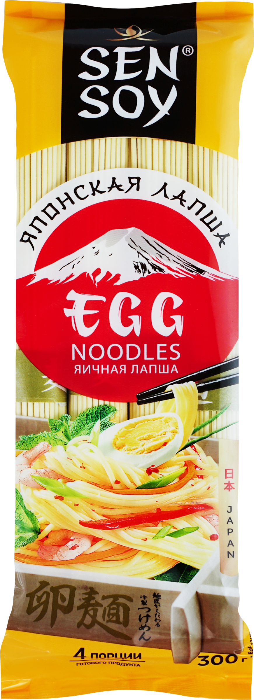Изображение товара Яичная лапша SEN SOY Premium Egg Noodles 300г для азиатских блюд Изображение товара Яичная лапша SEN SOY Premium Egg Noodles 300г для азиатских блюд