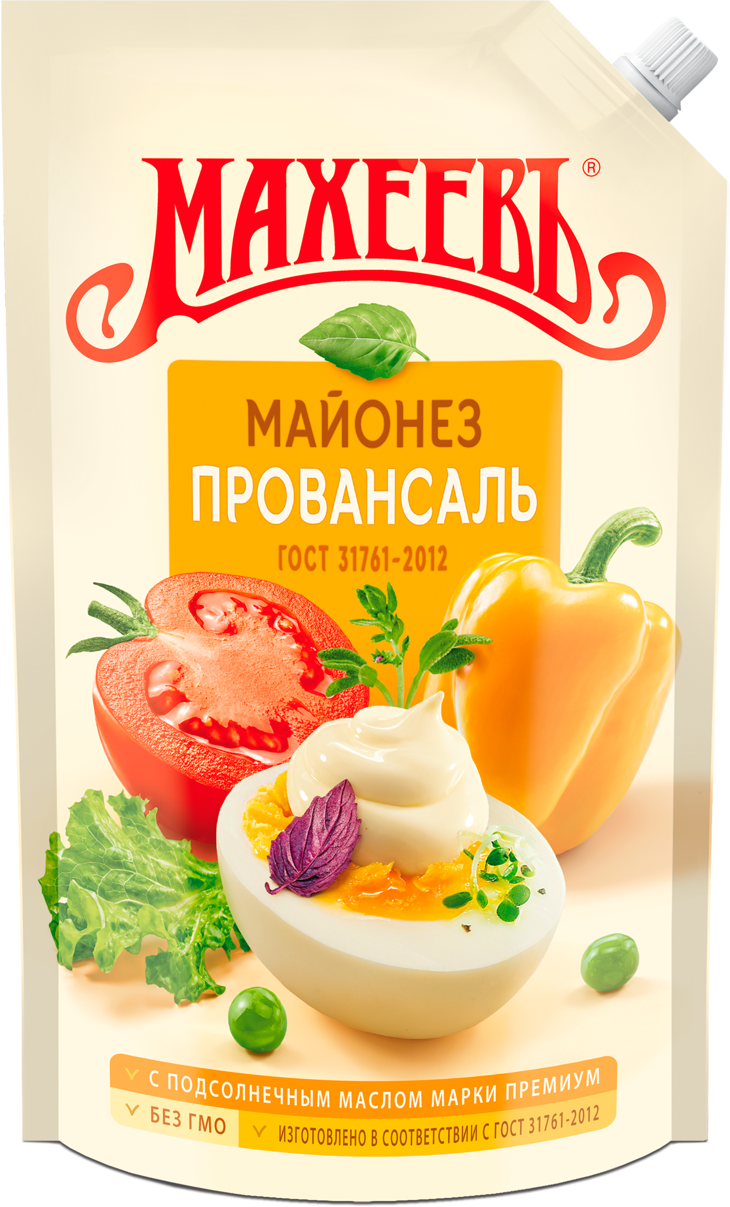 Изображение товара Майонез МАХЕЕВЪ Провансаль 50, 5% - классический вкус, 800 мл