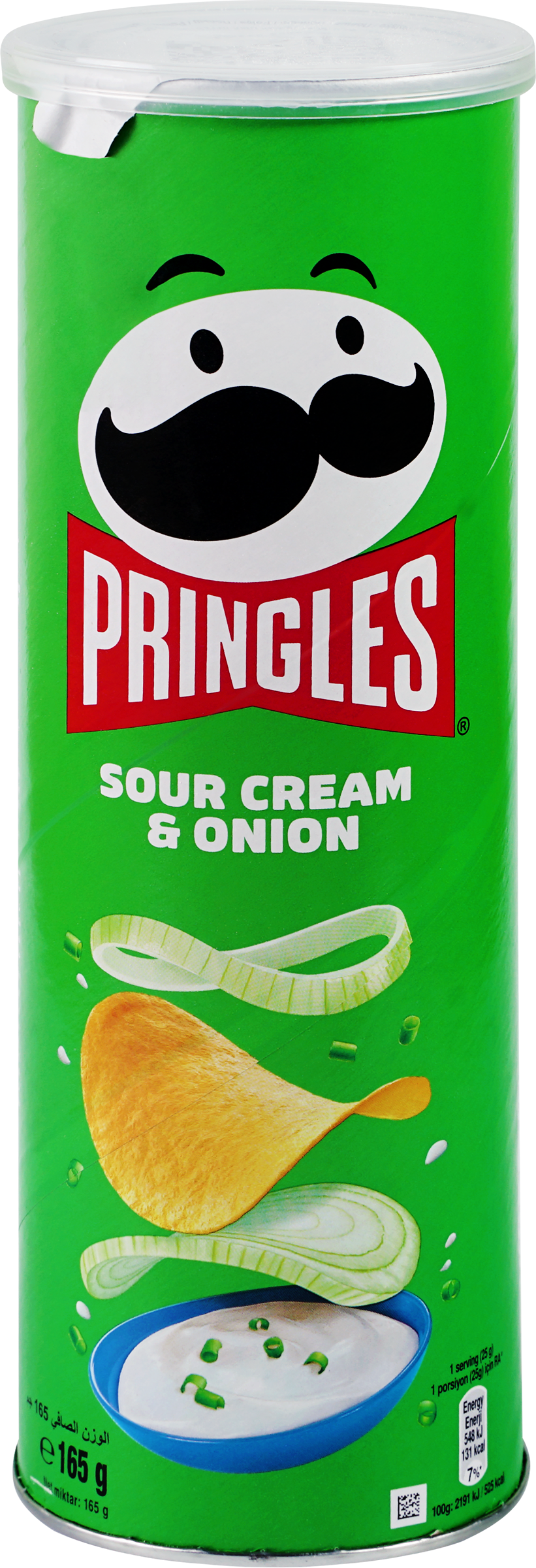 Изображение товара Картофельные чипсы PRINGLES Сметана и лук 165г классический вкус Изображение товара Картофельные чипсы PRINGLES Сметана и лук 165г классический вкус