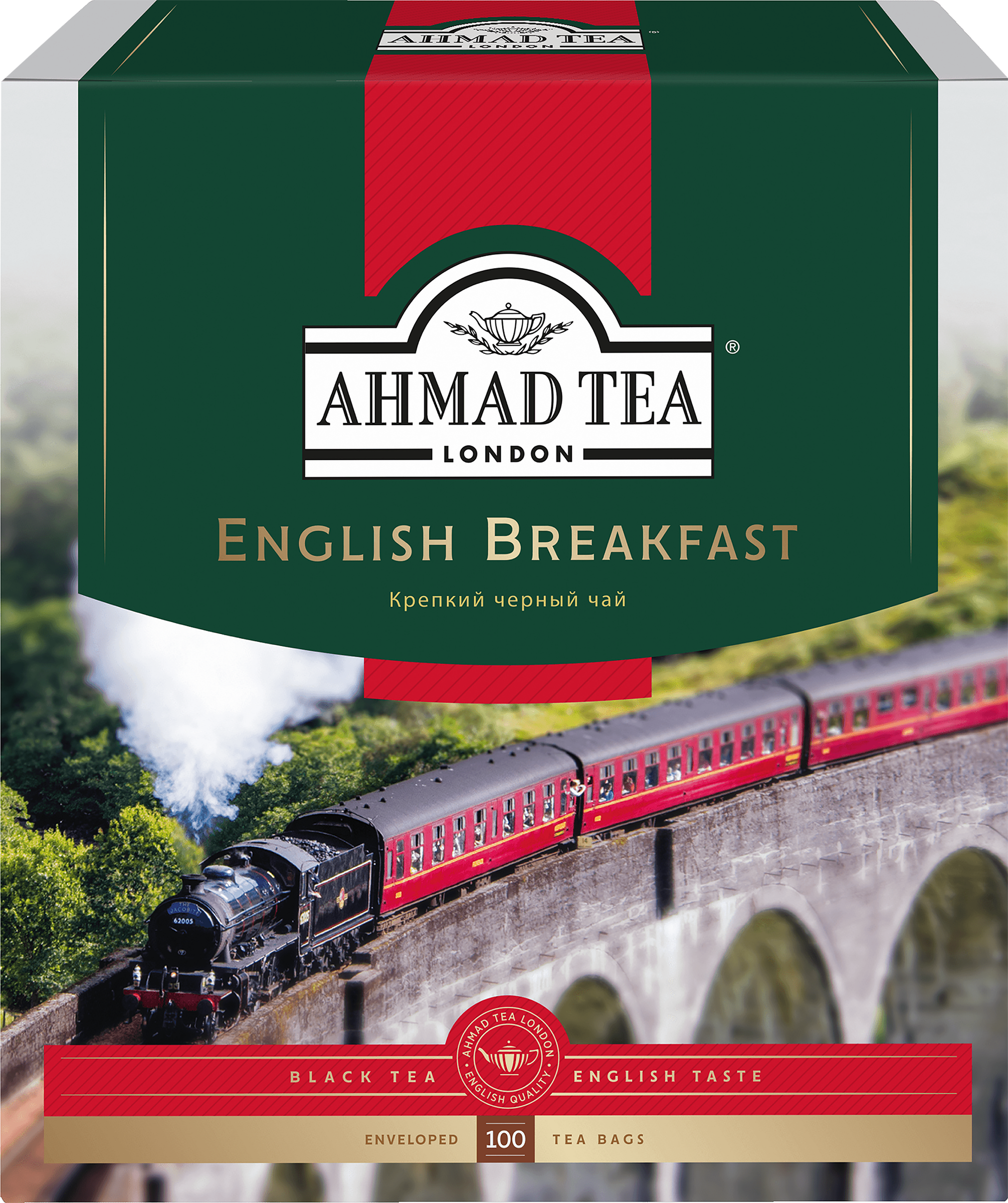 Изображение товара Чай черный AHMAD TEA English Breakfast, 100пак Изображение товара Чай черный AHMAD TEA English Breakfast, 100пак