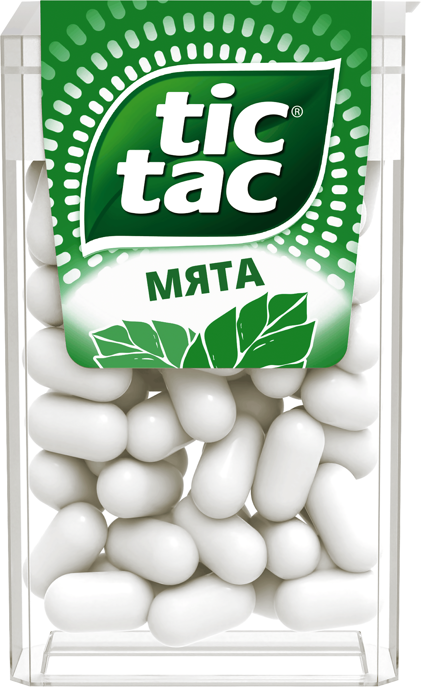 Изображение товара Мятные драже TIC-TAC 16 г - освежающий вкус для бодрого дня