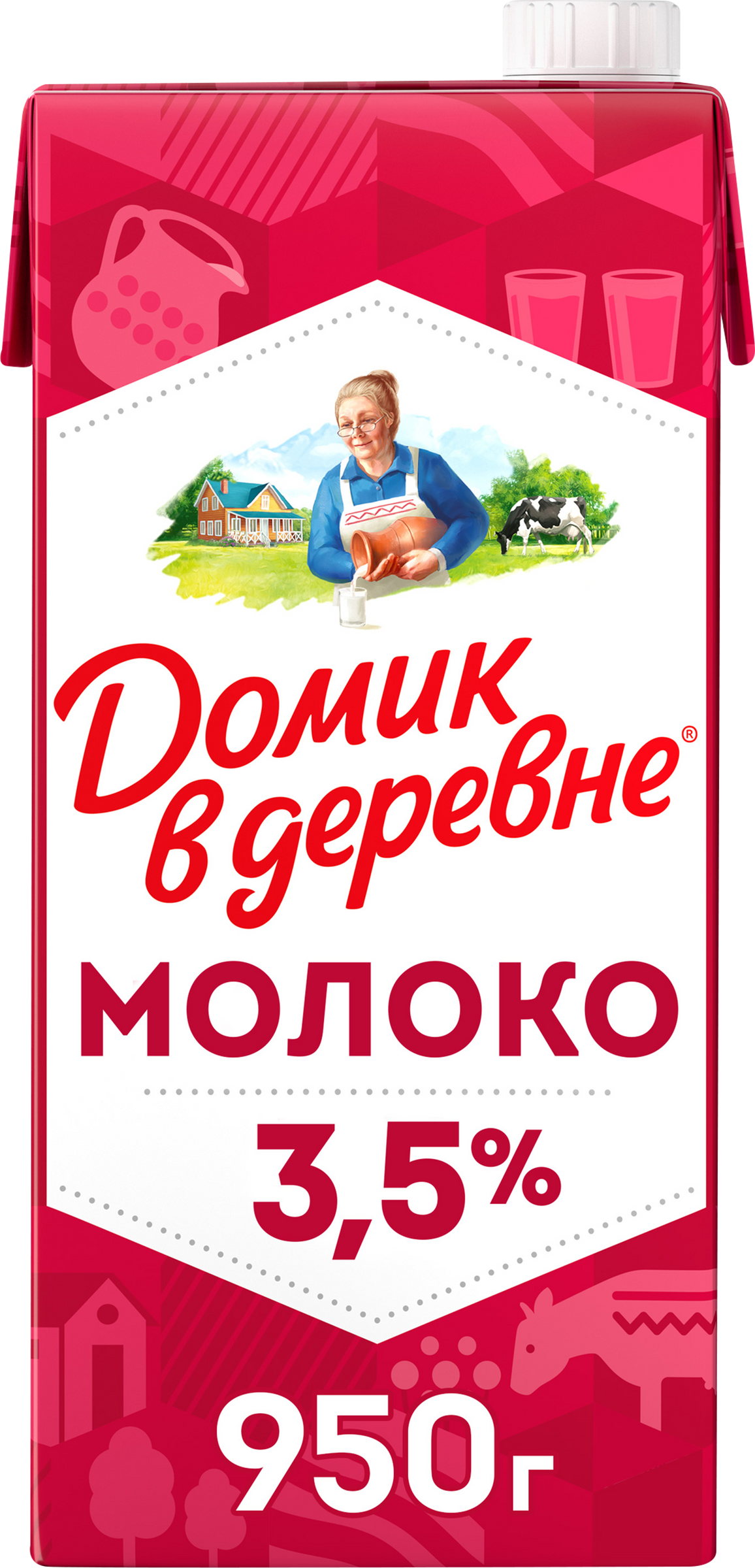 Изображение товара Молоко ДОМИК В ДЕРЕВНЕ 3,5% Ультрапастеризованное 950г Изображение товара Молоко ДОМИК В ДЕРЕВНЕ 3,5% Ультрапастеризованное 950г