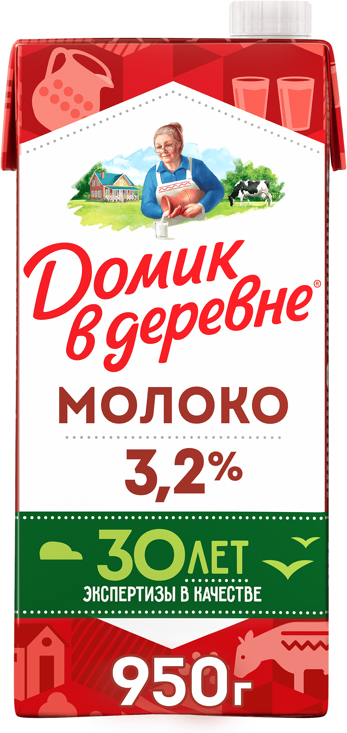Изображение товара Молоко ультрапастеризованное ДОМИК В ДЕРЕВНЕ 3,2% 950г Натуральное качество Изображение товара Молоко ультрапастеризованное ДОМИК В ДЕРЕВНЕ 3,2% 950г Натуральное качество