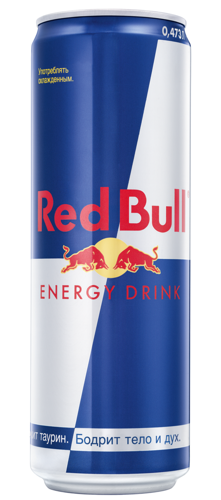 Изображение товара Энергетический напиток RED BULL большая банка 0. 473л - мощный заряд бодрости Изображение товара Энергетический напиток RED BULL большая банка 0. 473л - мощный заряд бодрости