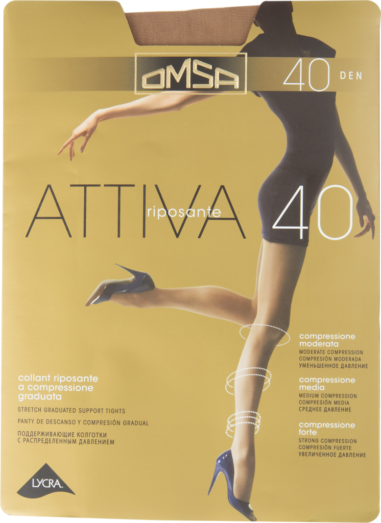 Изображение товара Женские колготки OMSA Attiva 40 den Caramello 2 эластичные комфортные Изображение товара Женские колготки OMSA Attiva 40 den Caramello 2 эластичные комфортные