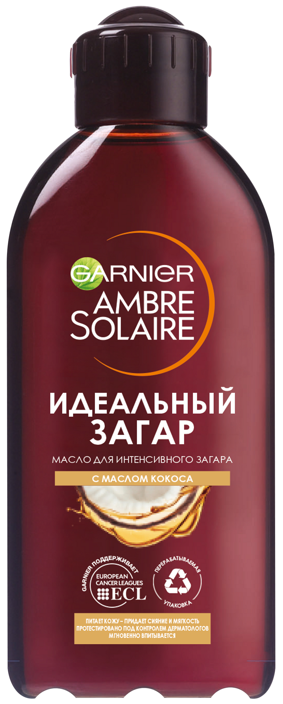 Изображение товара Масло для загара GARNIER Ambre Solaire с ароматом кокоса, 200мл