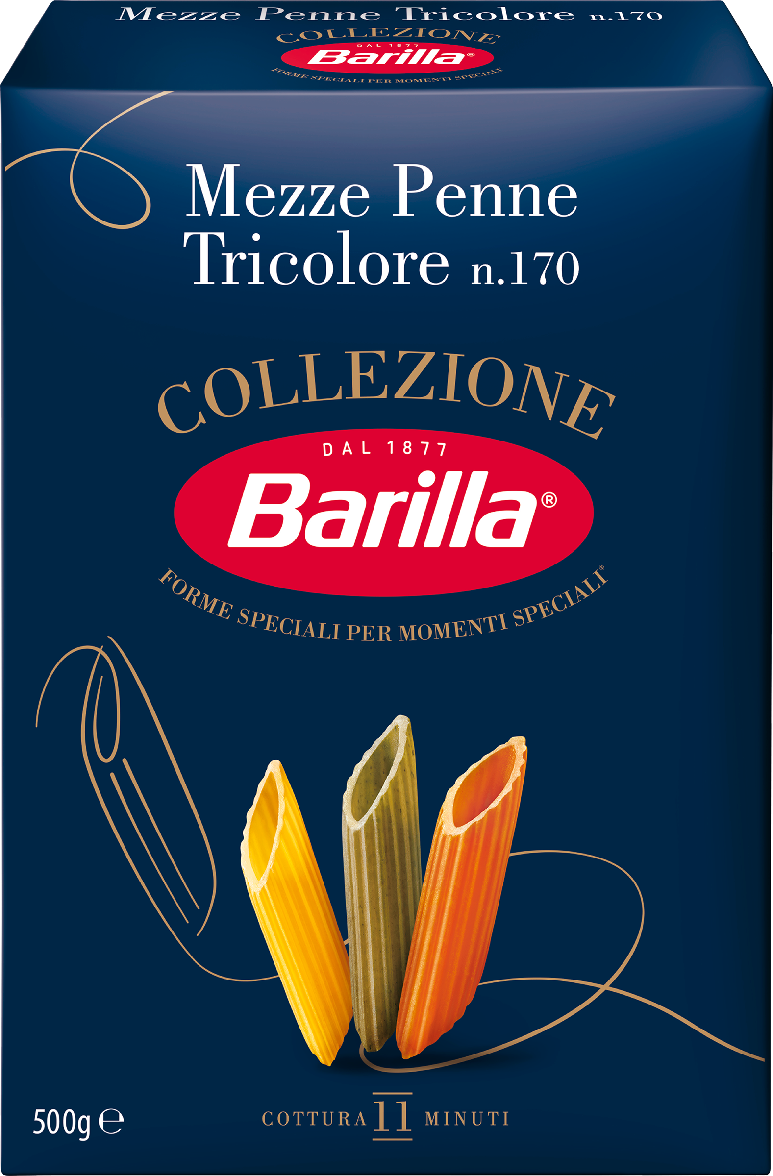 Изображение товара Макароны BARILLA Мецце пенне трехцветные твердая пшеница 500г Италия Изображение товара Макароны BARILLA Мецце пенне трехцветные твердая пшеница 500г Италия