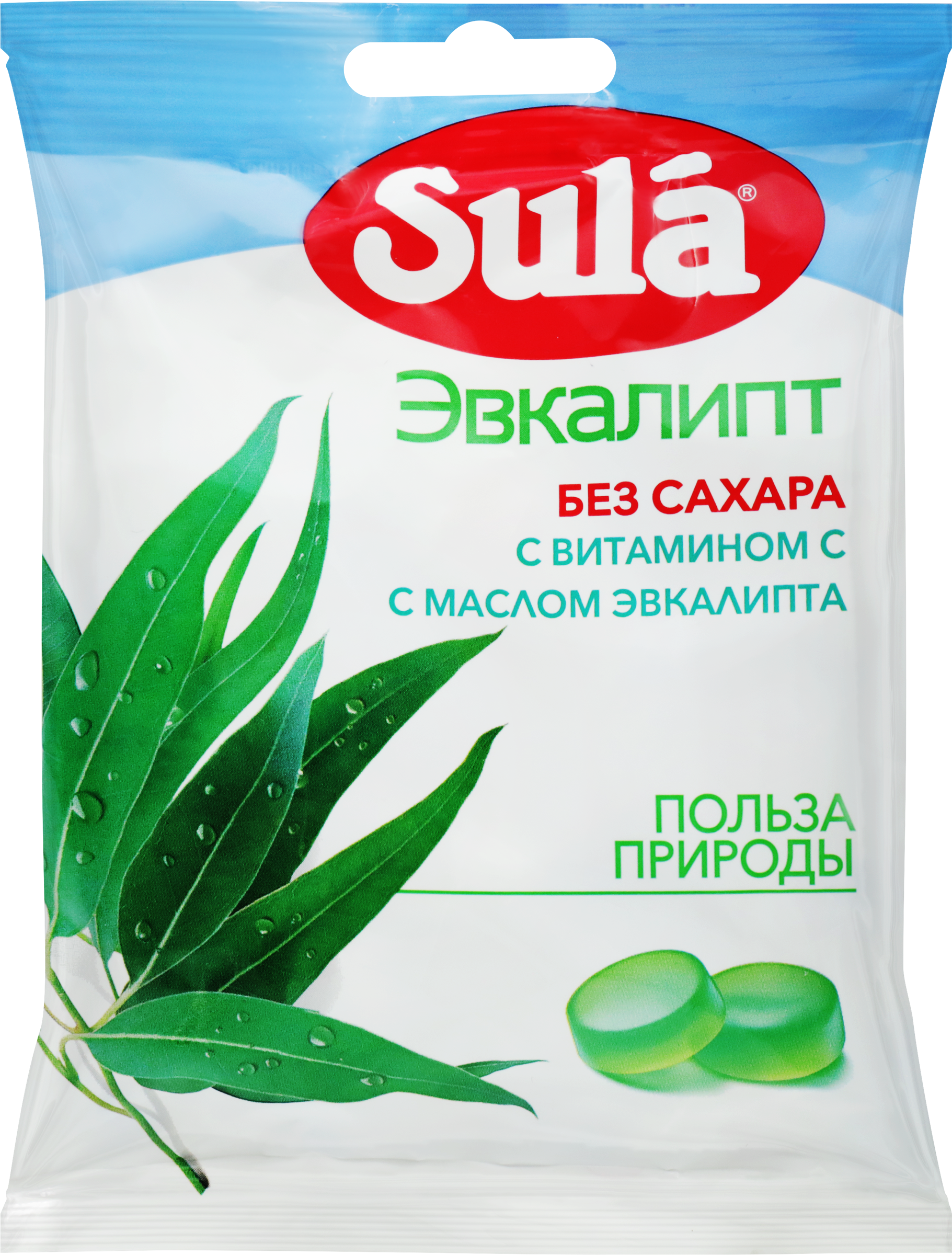 Изображение товара Карамель без сахара SULA Эвкалипт - натуральное вкусное решение для здоровья