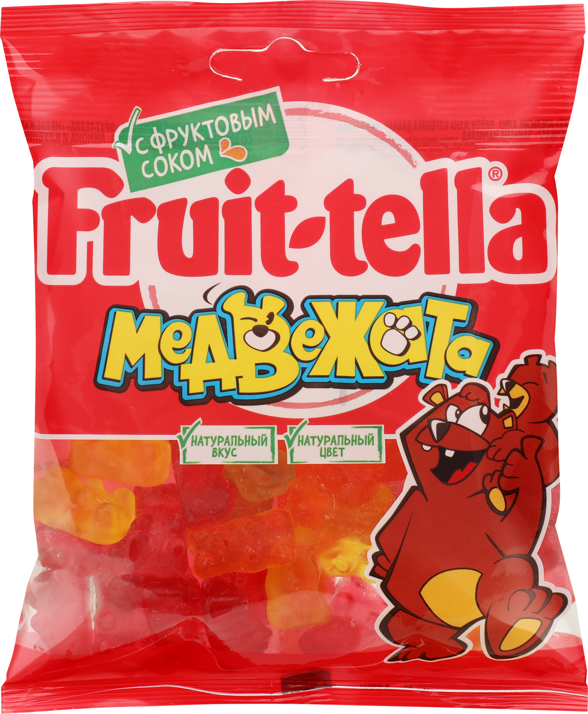Изображение товара Мармелад жевательный FRUIT-TELLA Медвежата, 70г Изображение товара Мармелад жевательный FRUIT-TELLA Медвежата, 70г