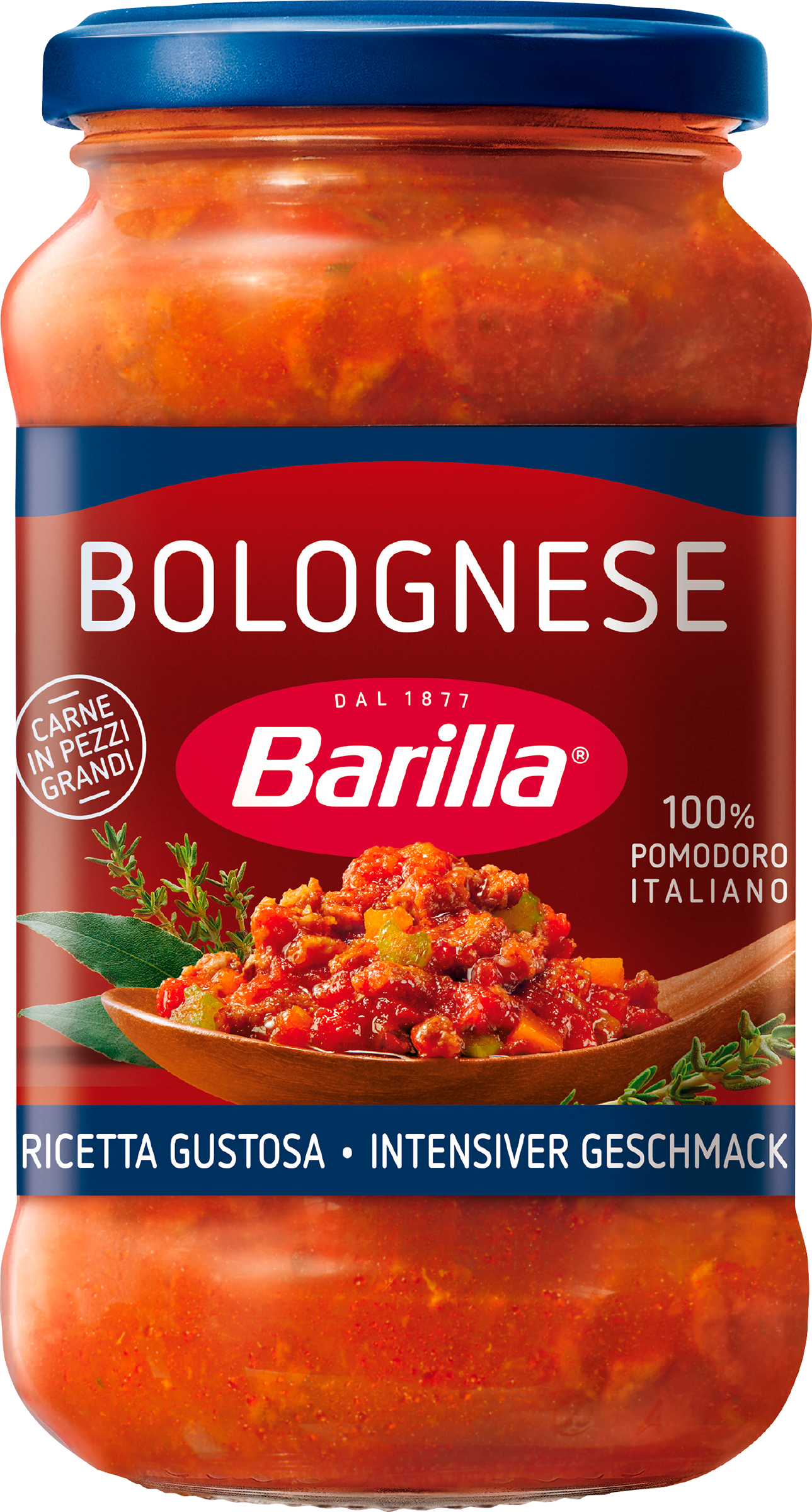 Изображение товара Соус томатный BARILLA Bolognese с говядиной и свининой, 400г Изображение товара Соус томатный BARILLA Bolognese с говядиной и свининой, 400г
