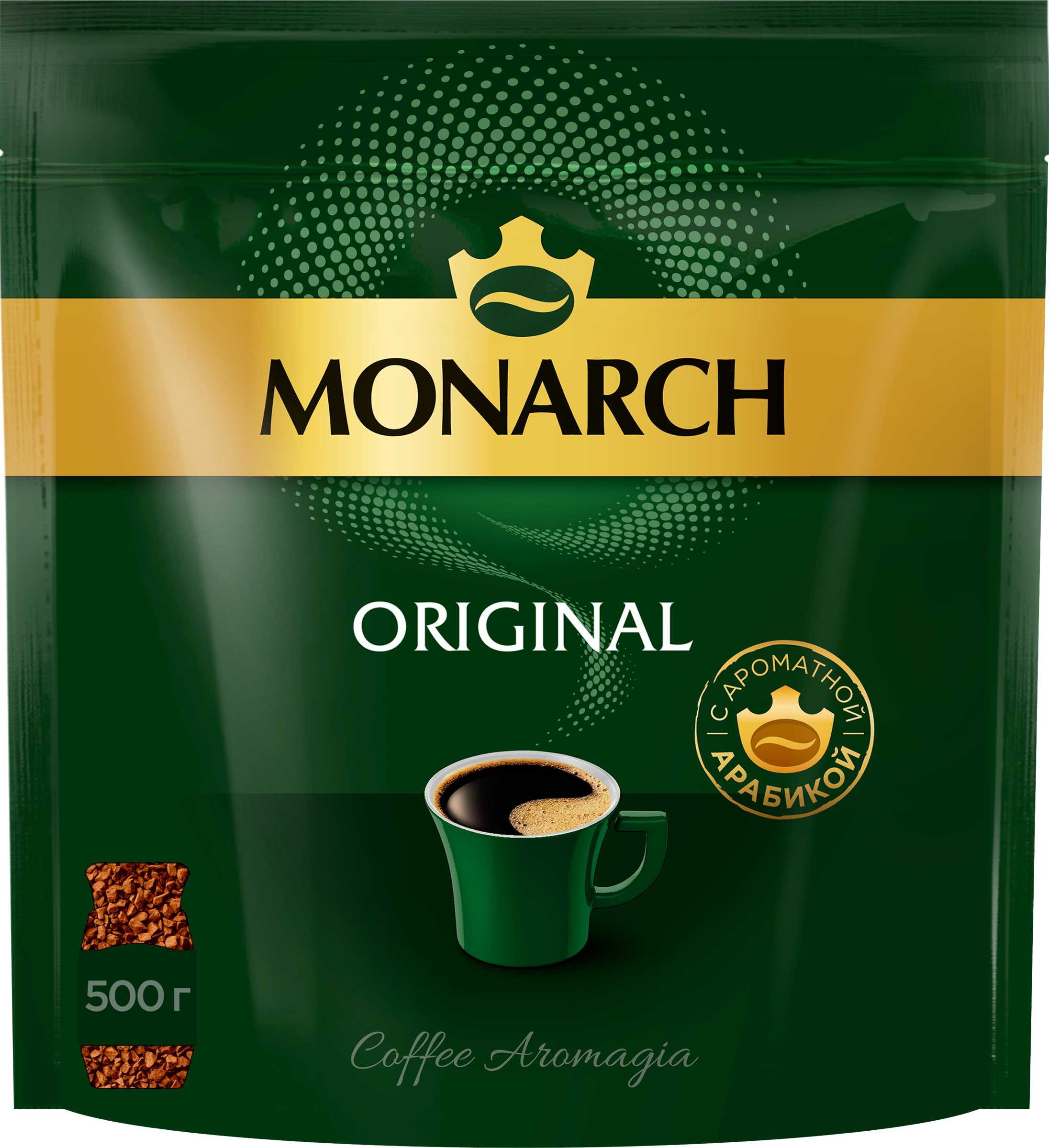 Изображение товара Кофе растворимый MONARCH Original натуральный сублимированный 500г