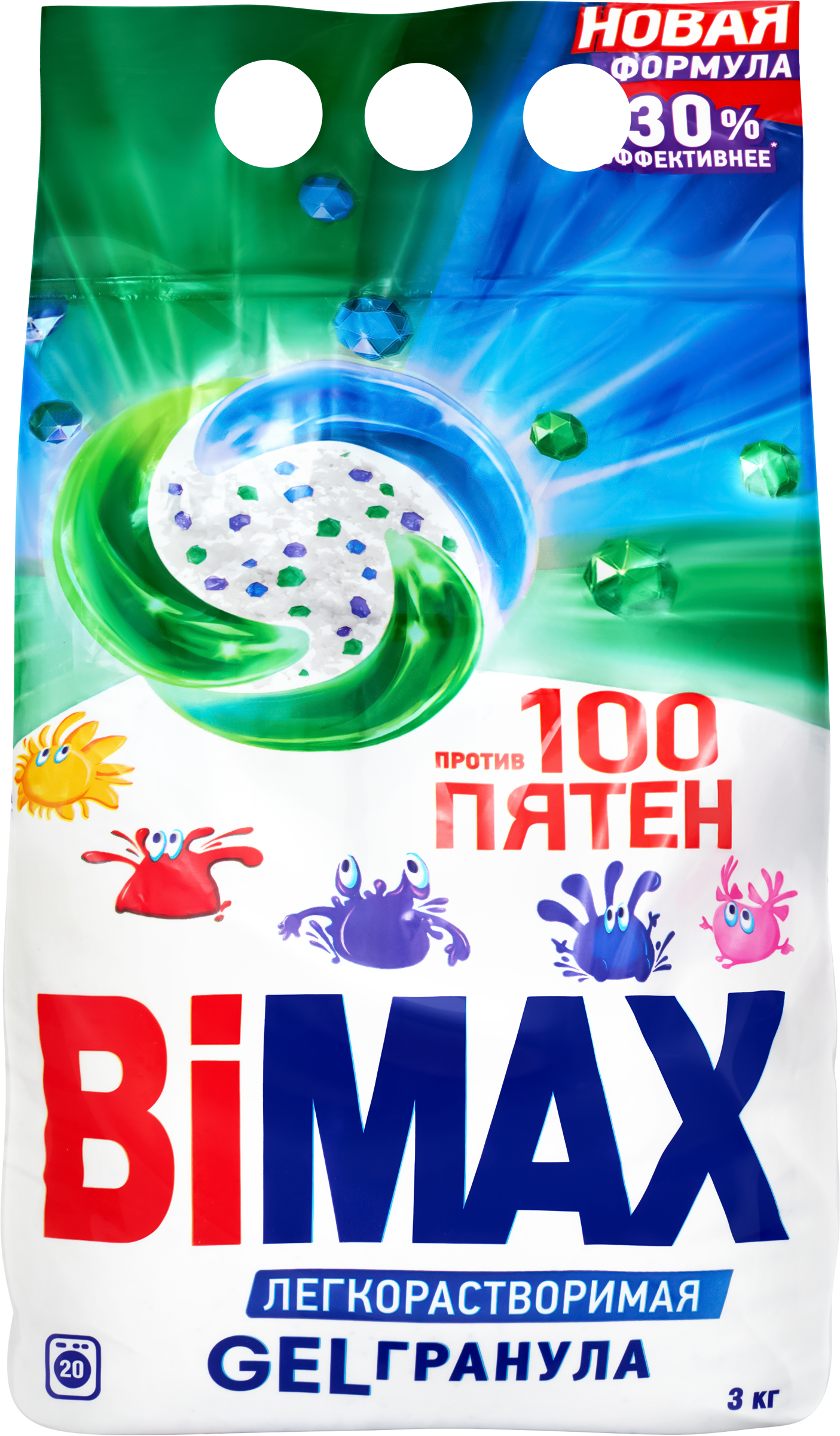 Изображение товара Стиральный порошок BIMAX 100 пятен Automat универсальный 3кг Изображение товара Стиральный порошок BIMAX 100 пятен Automat универсальный 3кг