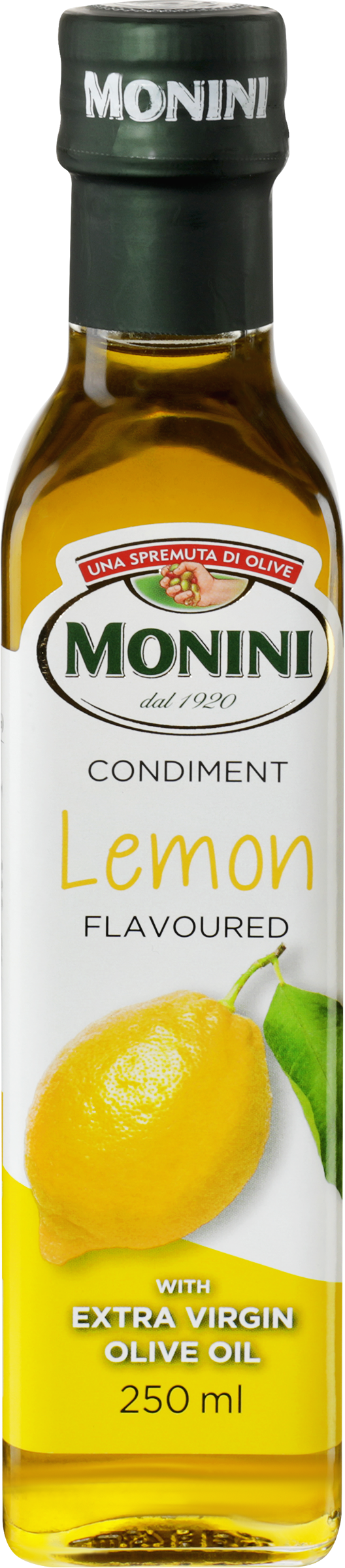 Изображение товара Масло оливковое MONINI Limone с ароматом лимона, Extra Vergine, 250мл Изображение товара Масло оливковое MONINI Limone с ароматом лимона, Extra Vergine, 250мл