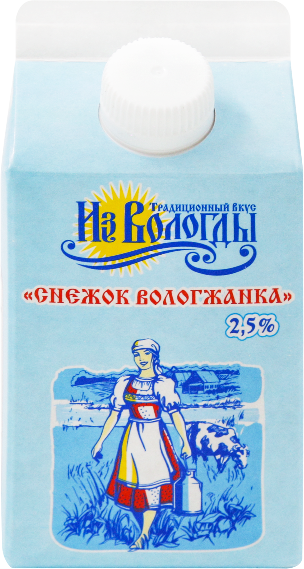 Изображение товара Снежок ВМК Вологжанка 2,5% кисломолочный напиток 470г Изображение товара Снежок ВМК Вологжанка 2,5% кисломолочный напиток 470г