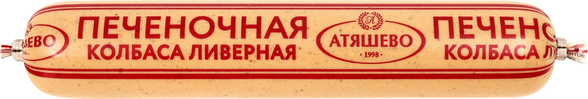 Изображение товара Колбаса печеночная ливерная АТЯШЕВО 250г с натуральными специями и нежной текстурой Изображение товара Колбаса печеночная ливерная АТЯШЕВО 250г с натуральными специями и нежной текстурой