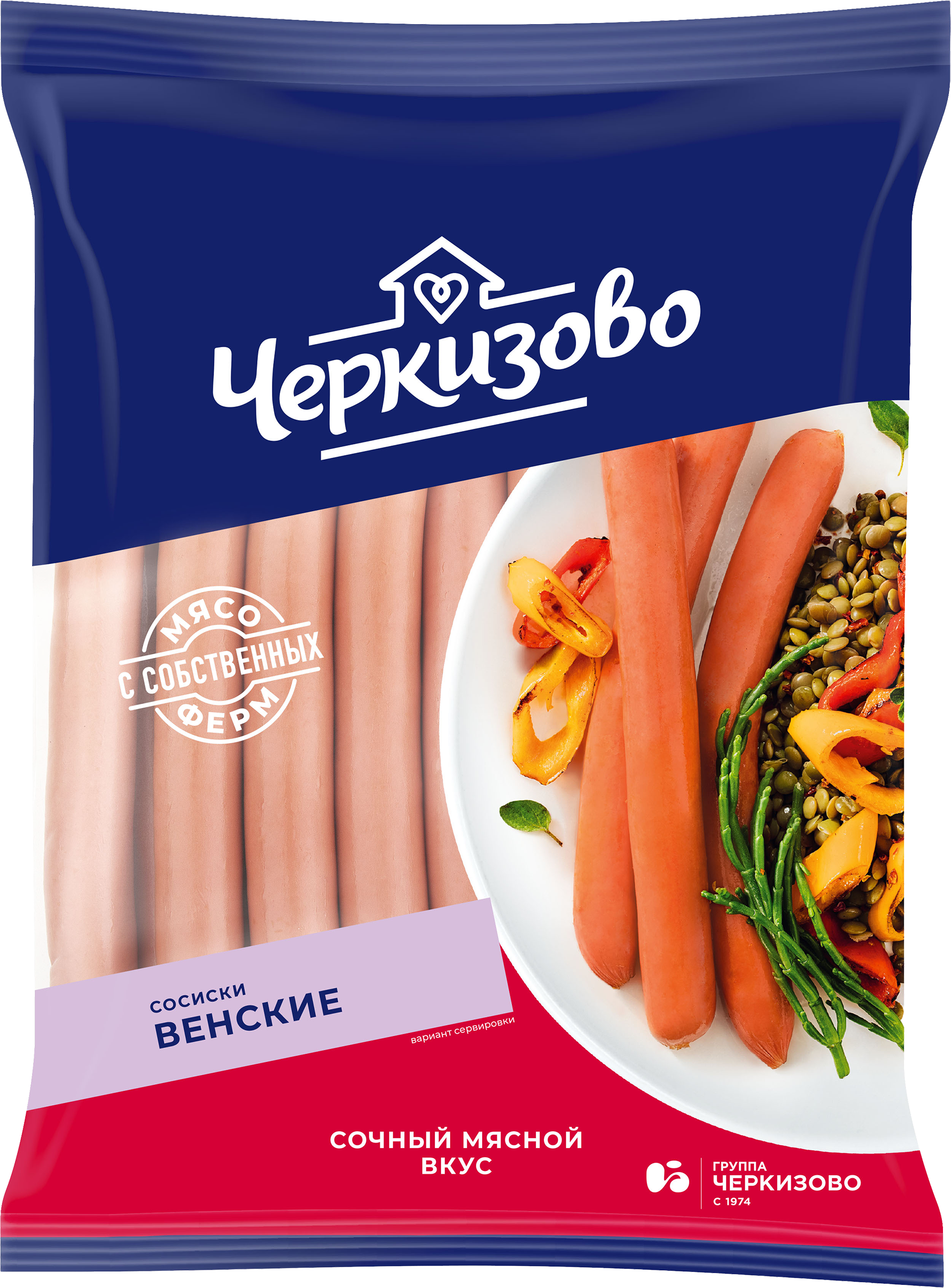 Изображение товара Сосиски ЧЕРКИЗОВО Венские, весовые