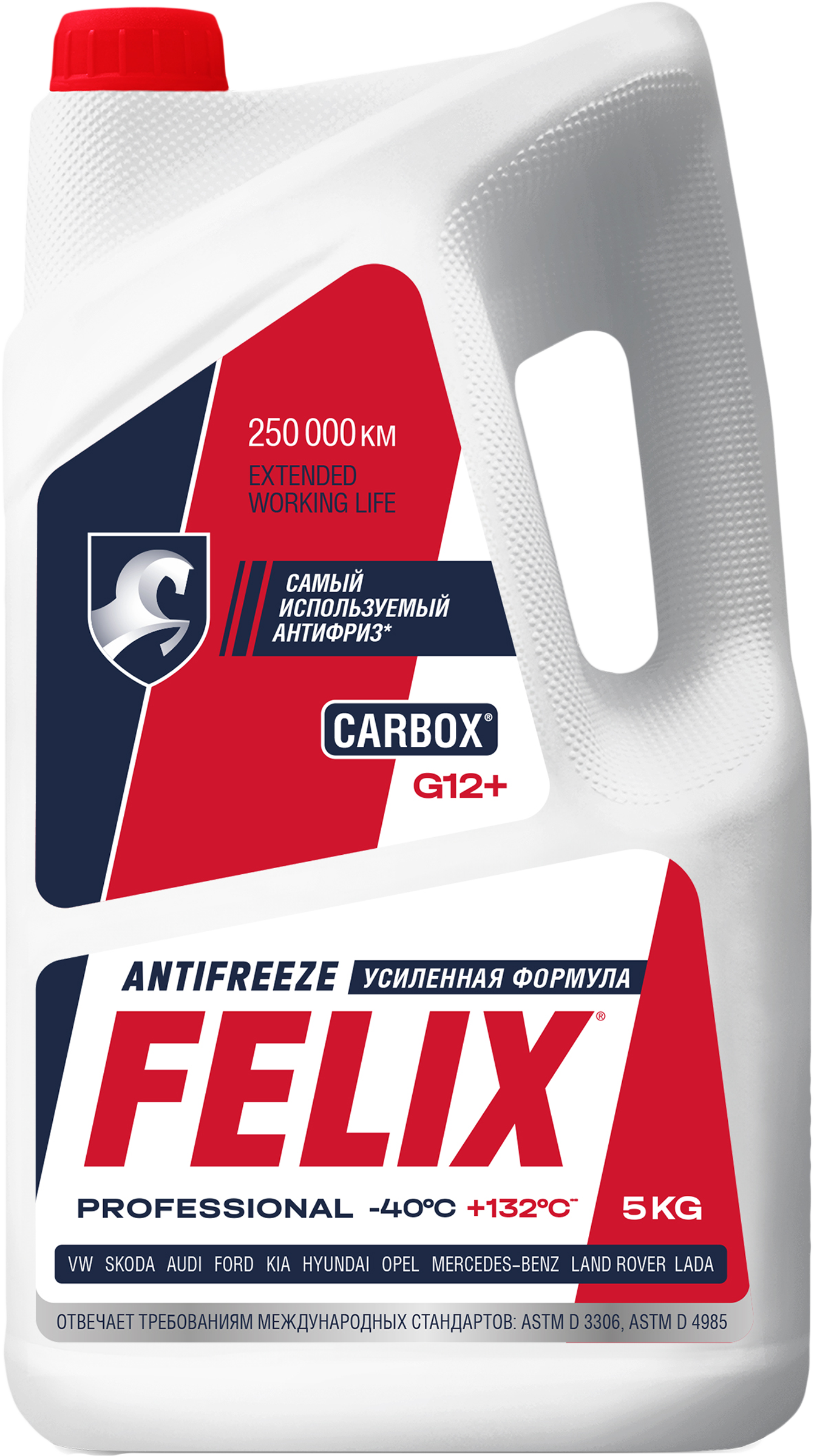 Изображение товара Антифриз FELIX Carbox красный, 5кг - до -40°C
