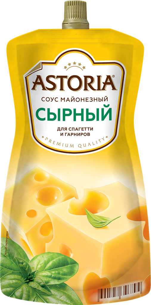 Изображение товара Соус майонезный АСТОРИЯ Сырный 42% 233г - Итальянский вкус, натуральные ингредиенты