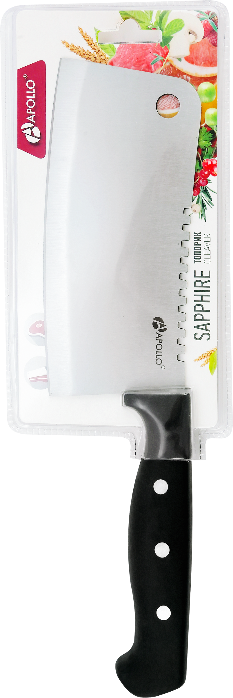 Изображение товара Топорик APOLLO Sapphire 15см из нержавеющей стали для кухни