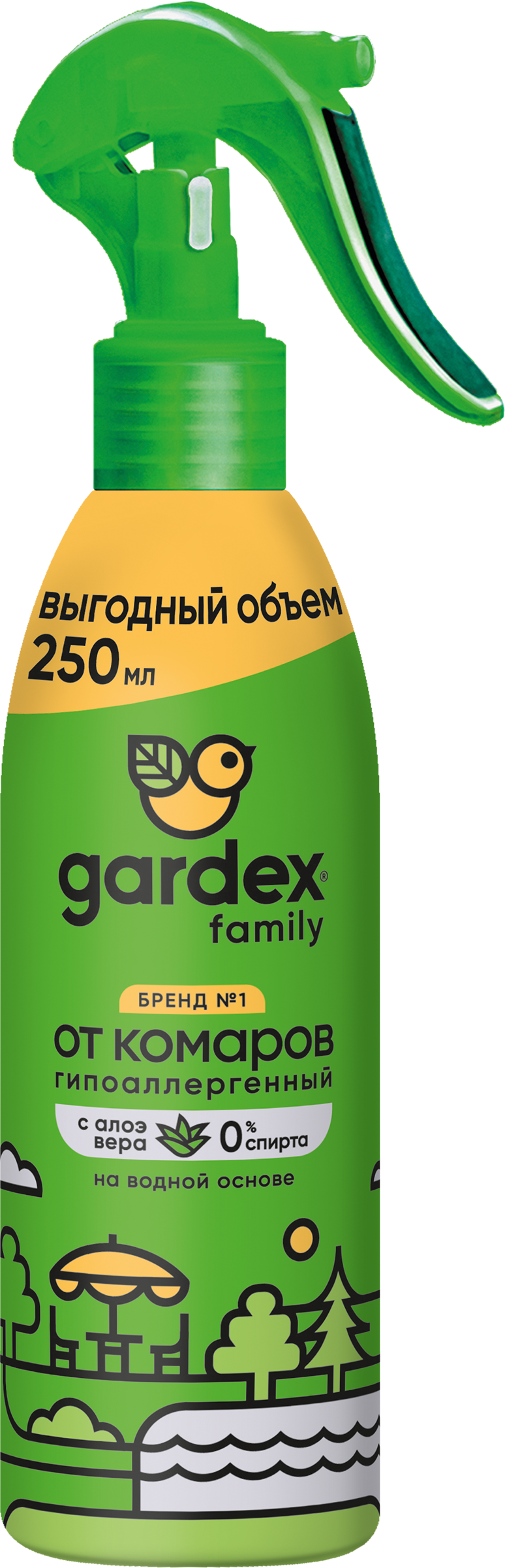 Изображение товара Спрей от комаров GARDEX Family, 250мл Изображение товара Спрей от комаров GARDEX Family, 250мл