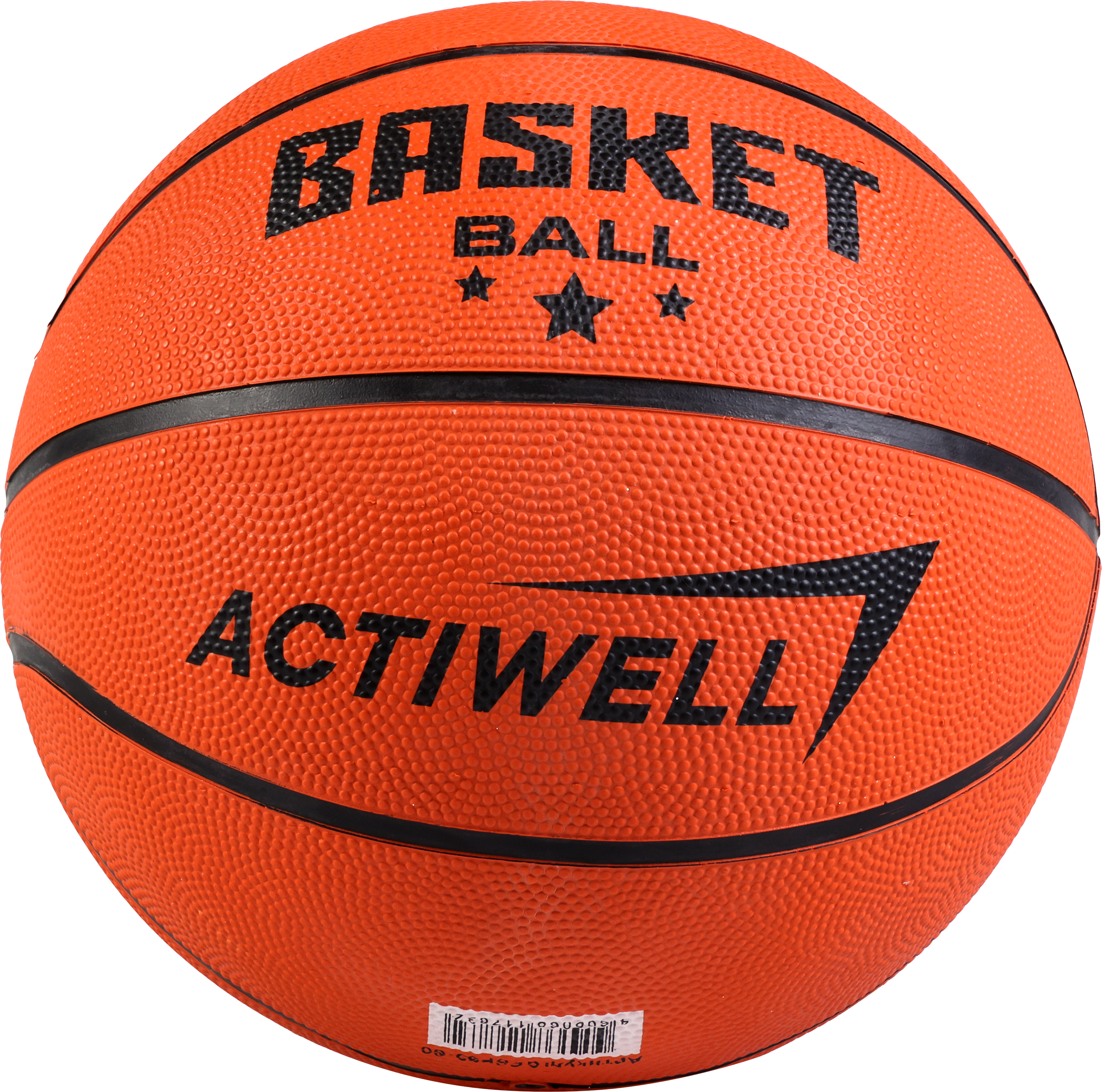 Изображение товара Мяч баскетбольный ACTIWELL р 7 каучуковый диаметром 78см для активного отдыха Изображение товара Мяч баскетбольный ACTIWELL р 7 каучуковый диаметром 78см для активного отдыха