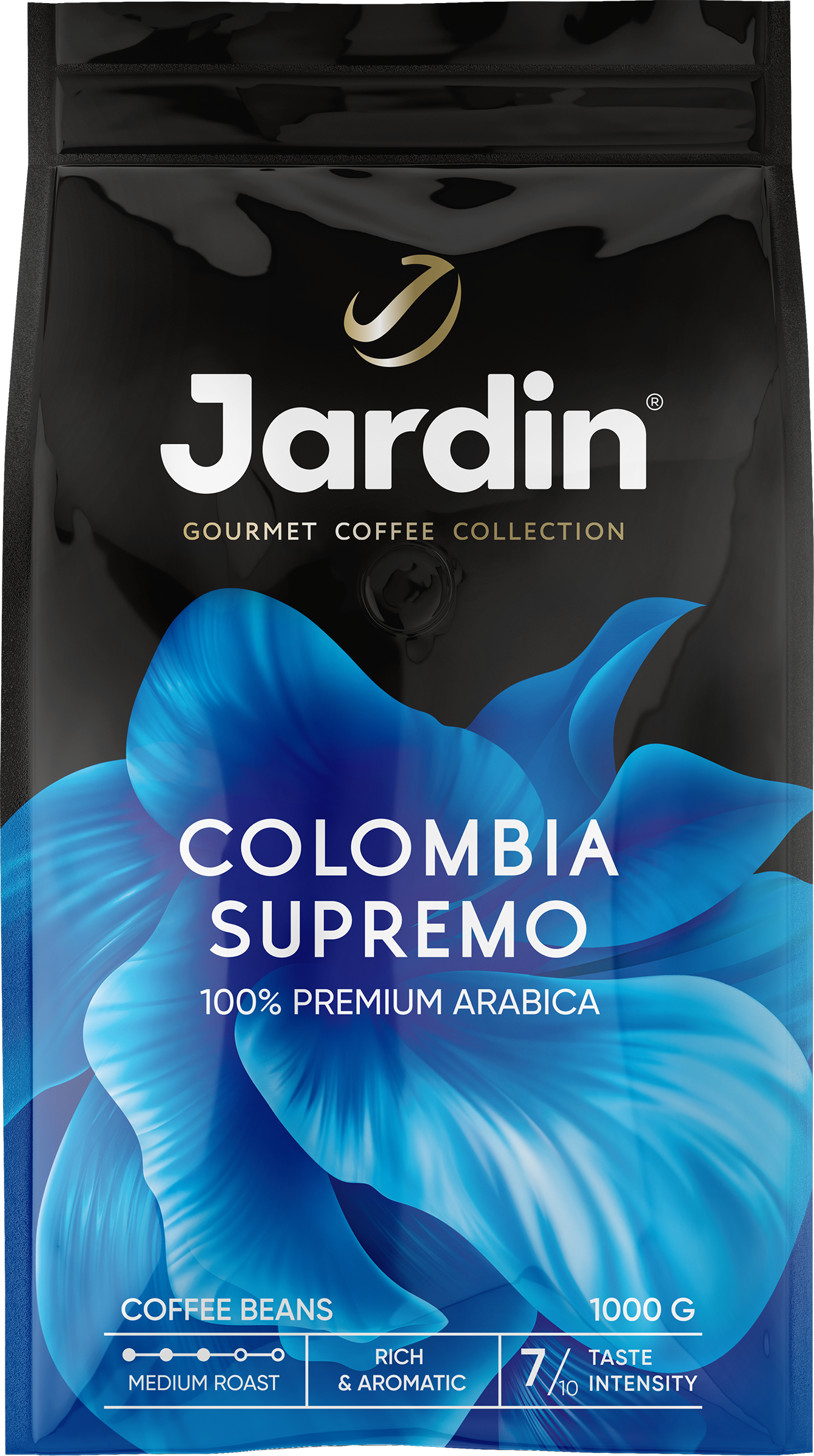 Изображение товара Кофе зерновой JARDIN Colombia Supremo 1кг - насыщенный вкус и аромат Изображение товара Кофе зерновой JARDIN Colombia Supremo 1кг - насыщенный вкус и аромат