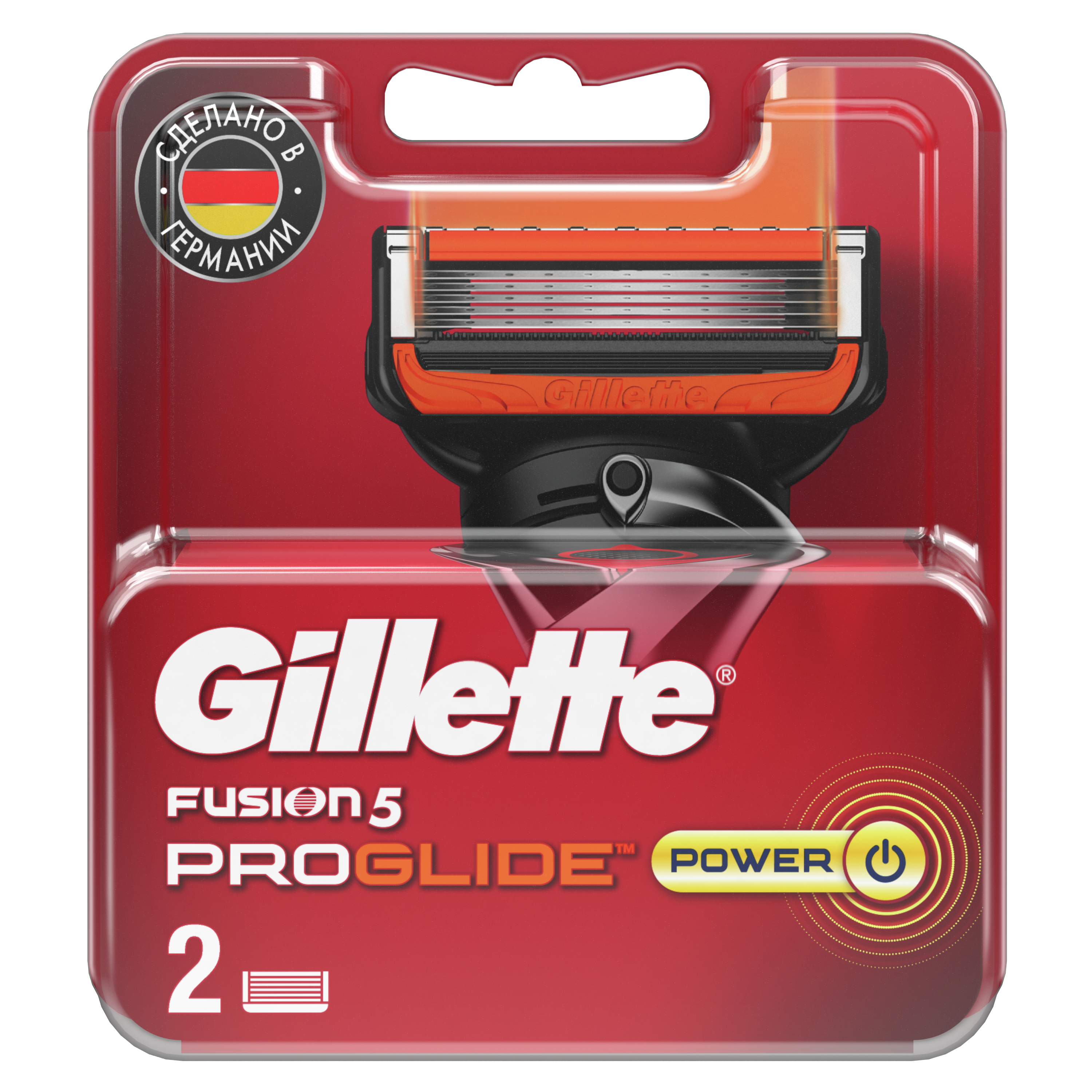 Изображение товара Кассеты сменные для бритья FUSION Fusion ProGlide Power, 2шт Изображение товара Кассеты сменные для бритья FUSION Fusion ProGlide Power, 2шт