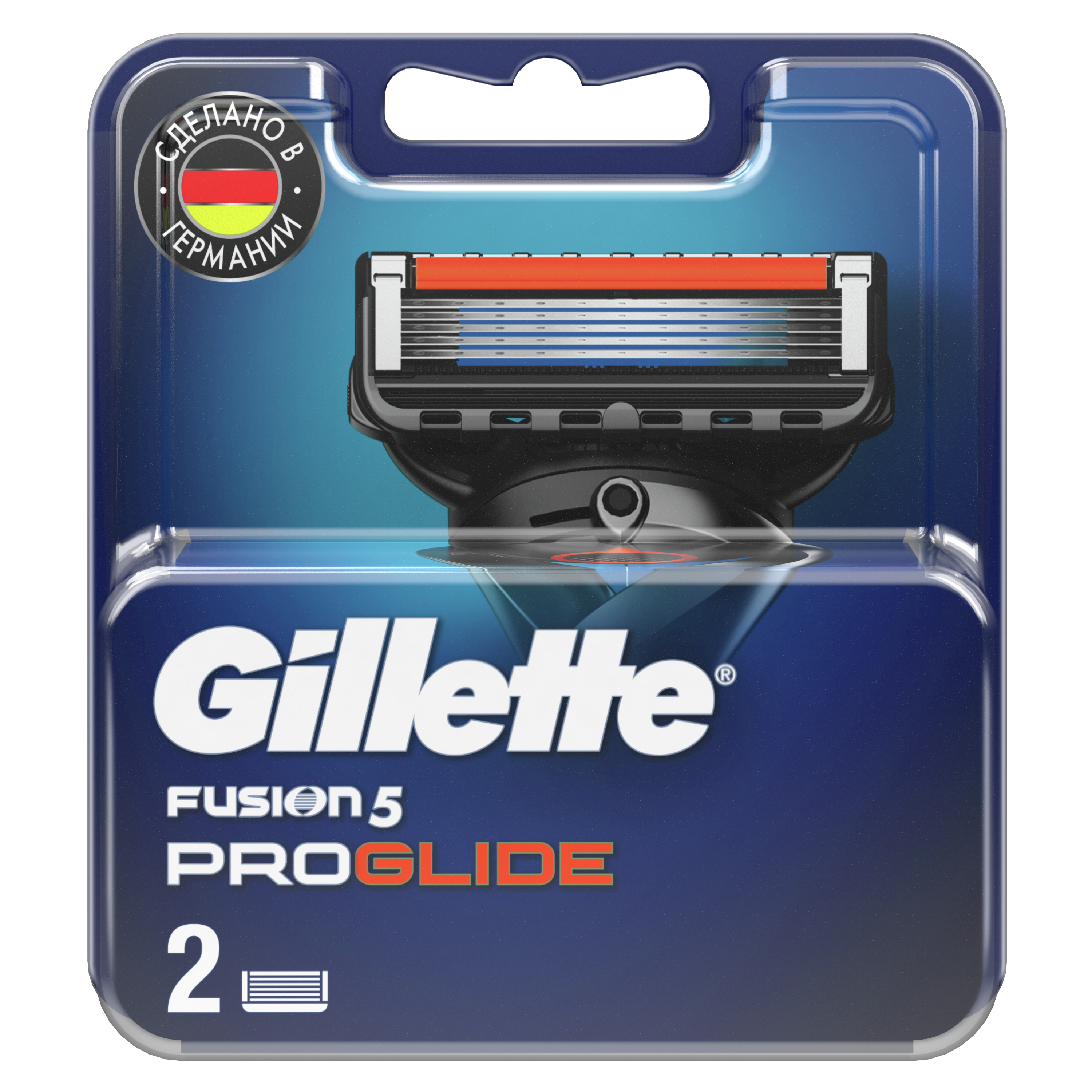 Изображение товара Кассеты сменные для бритья GILLETTE Fusion5 ProGlide, 2шт Изображение товара Кассеты сменные для бритья GILLETTE Fusion5 ProGlide, 2шт