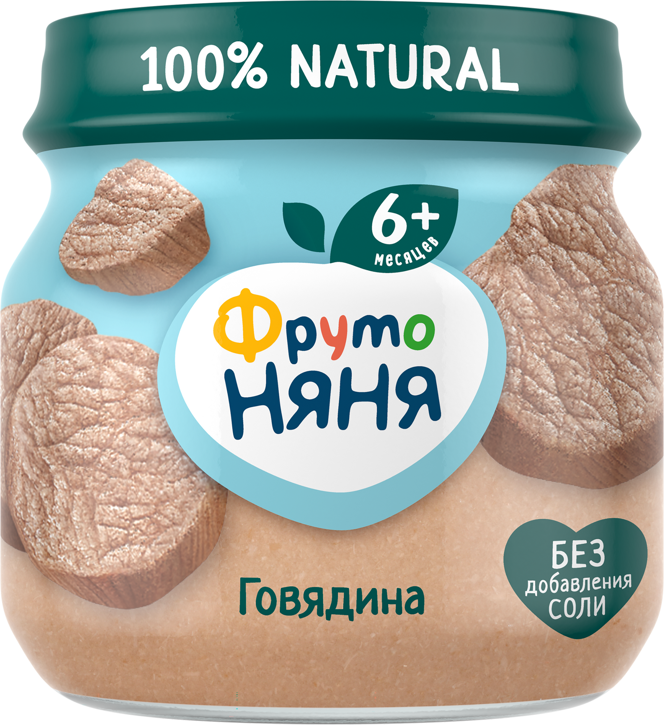 Изображение товара Пюре мясное ФРУТОНЯНЯ Говядина, с 6 месяцев, 80г Изображение товара Пюре мясное ФРУТОНЯНЯ Говядина, с 6 месяцев, 80г