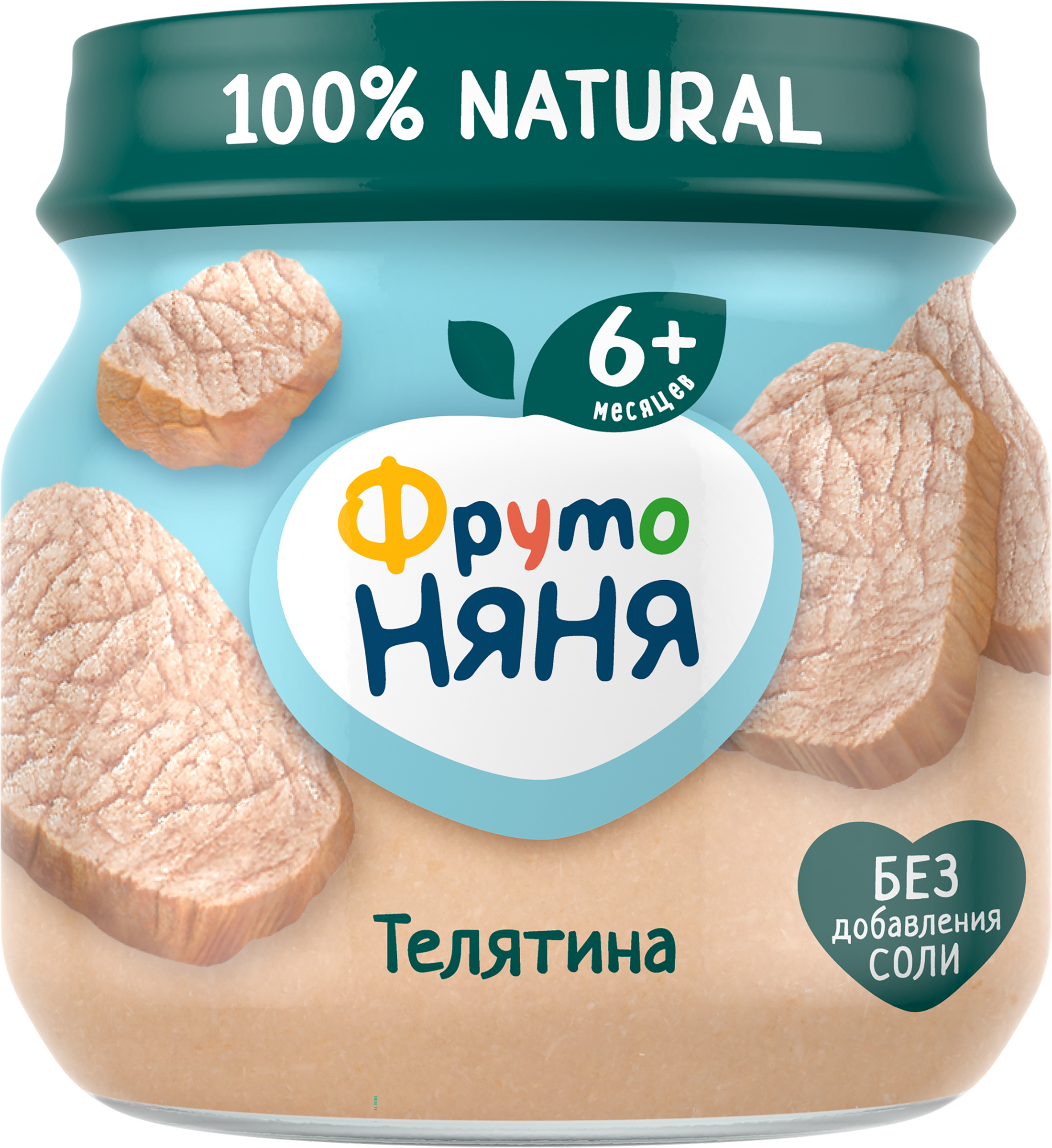 Изображение товара Пюре мясное ФРУТОНЯНЯ Телятина, с 6 месяцев, 80г Изображение товара Пюре мясное ФРУТОНЯНЯ Телятина, с 6 месяцев, 80г