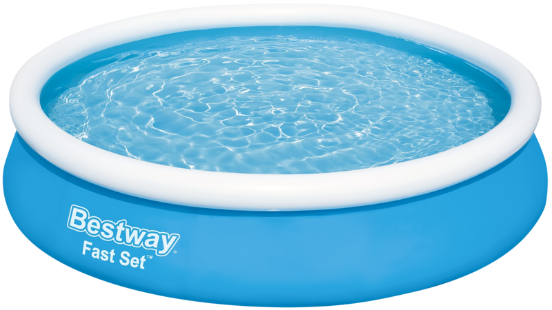 Изображение товара Бассейн с надувным бортом BESTWAY Fast Set 5377л 366х76см, с фильтр-насосом, Арт. 57274