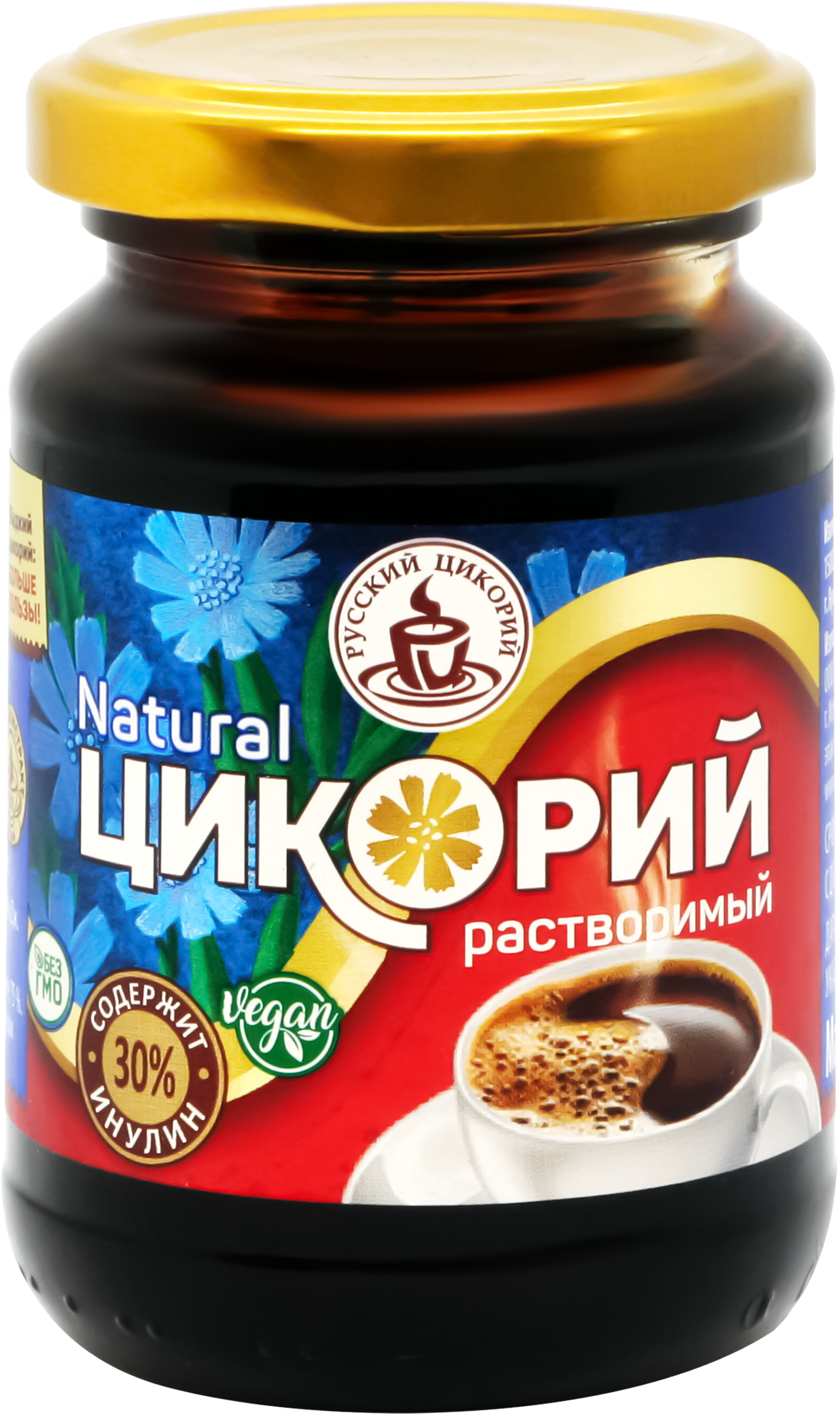 Изображение товара Растворимый жидкий цикорий РУССКИЙ ЦИКОРИЙ натуральный 200г - полезный напиток без кофеина Изображение товара Растворимый жидкий цикорий РУССКИЙ ЦИКОРИЙ натуральный 200г - полезный напиток без кофеина