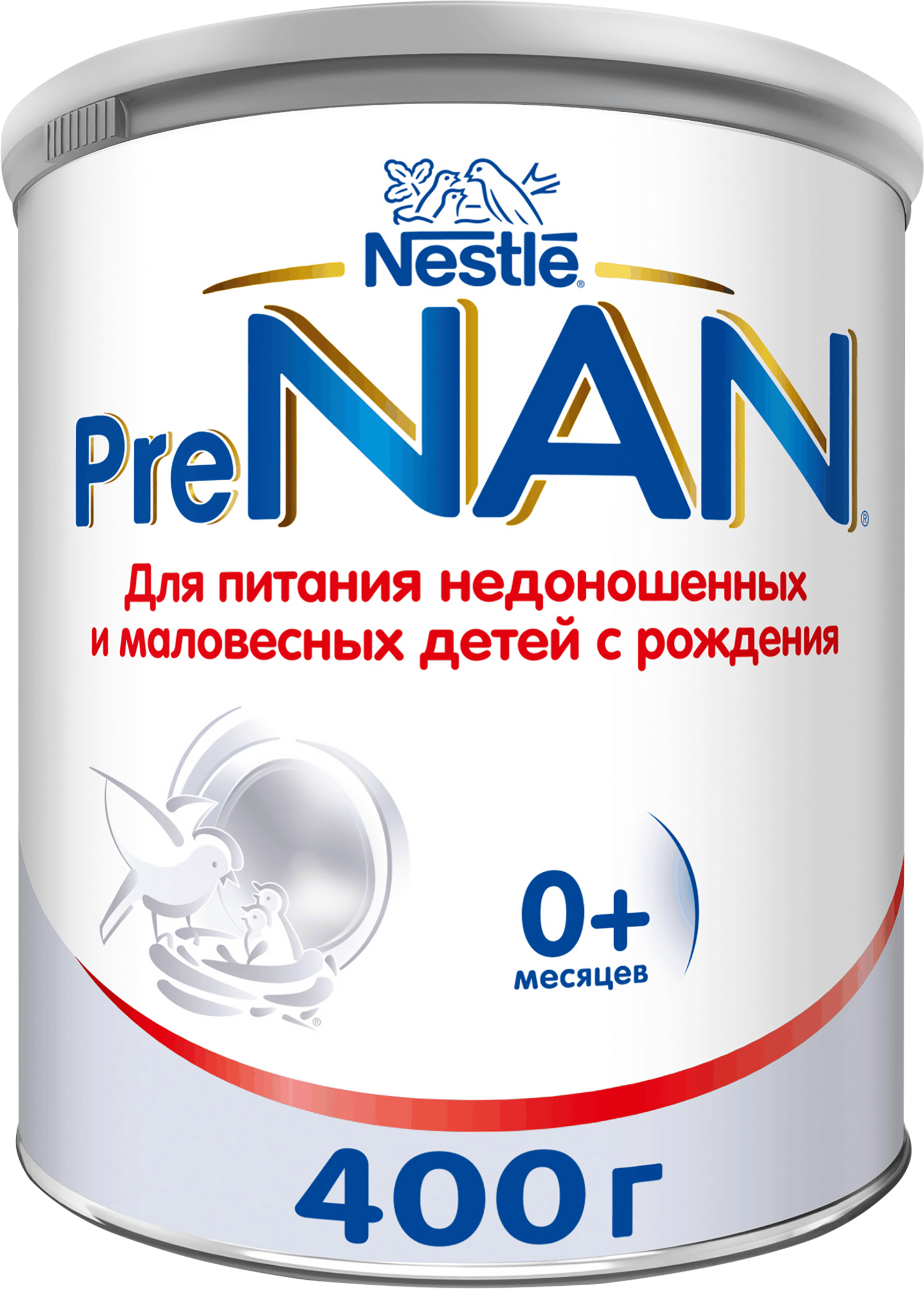 Изображение товара Смесь молочная Pre NAN для недоношенных детей 0 месяцев 400г Изображение товара Смесь молочная Pre NAN для недоношенных детей 0 месяцев 400г