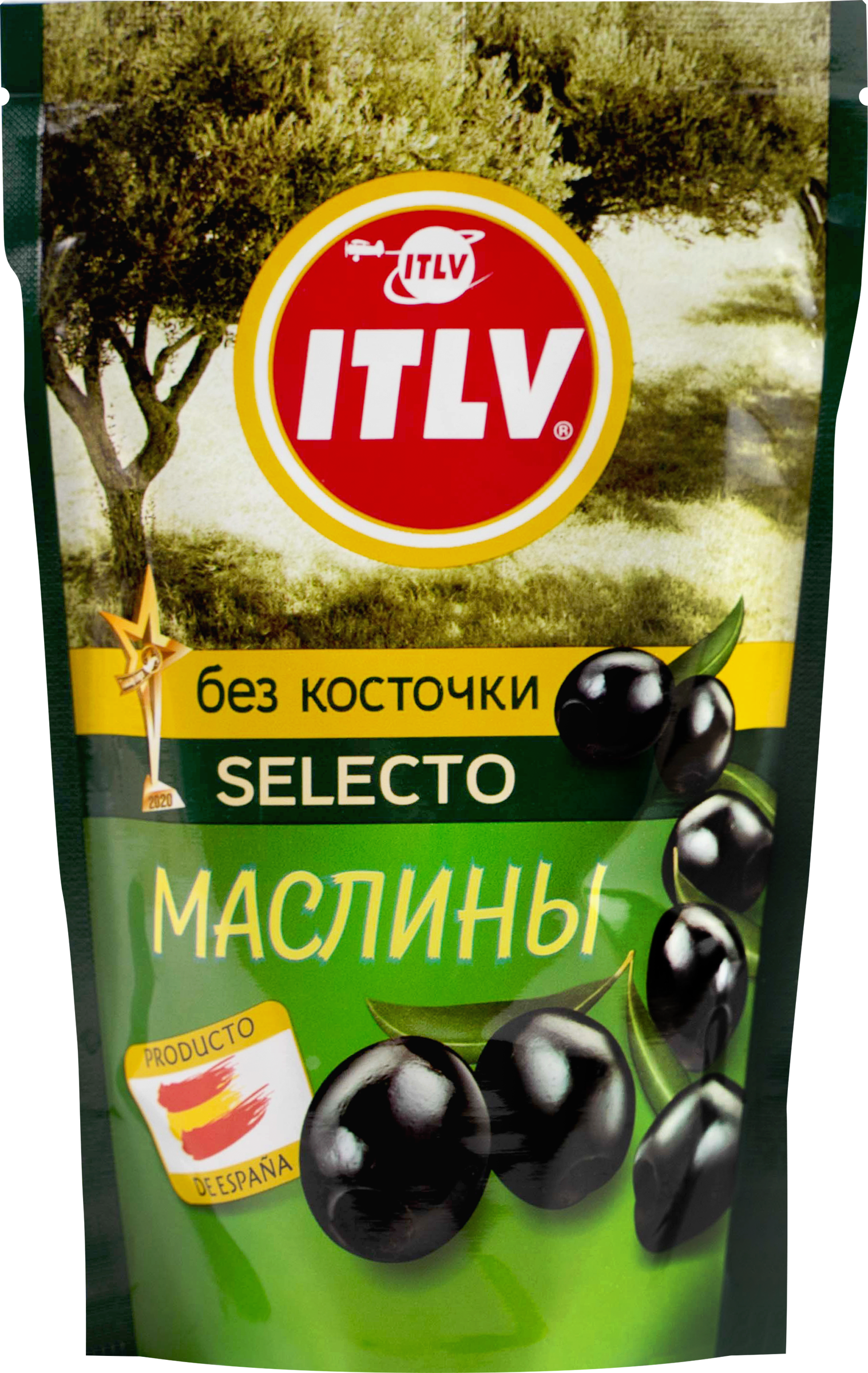 Изображение товара Маслины без косточки ITLV Selecto 170г для салатов и закусок Изображение товара Маслины без косточки ITLV Selecto 170г для салатов и закусок