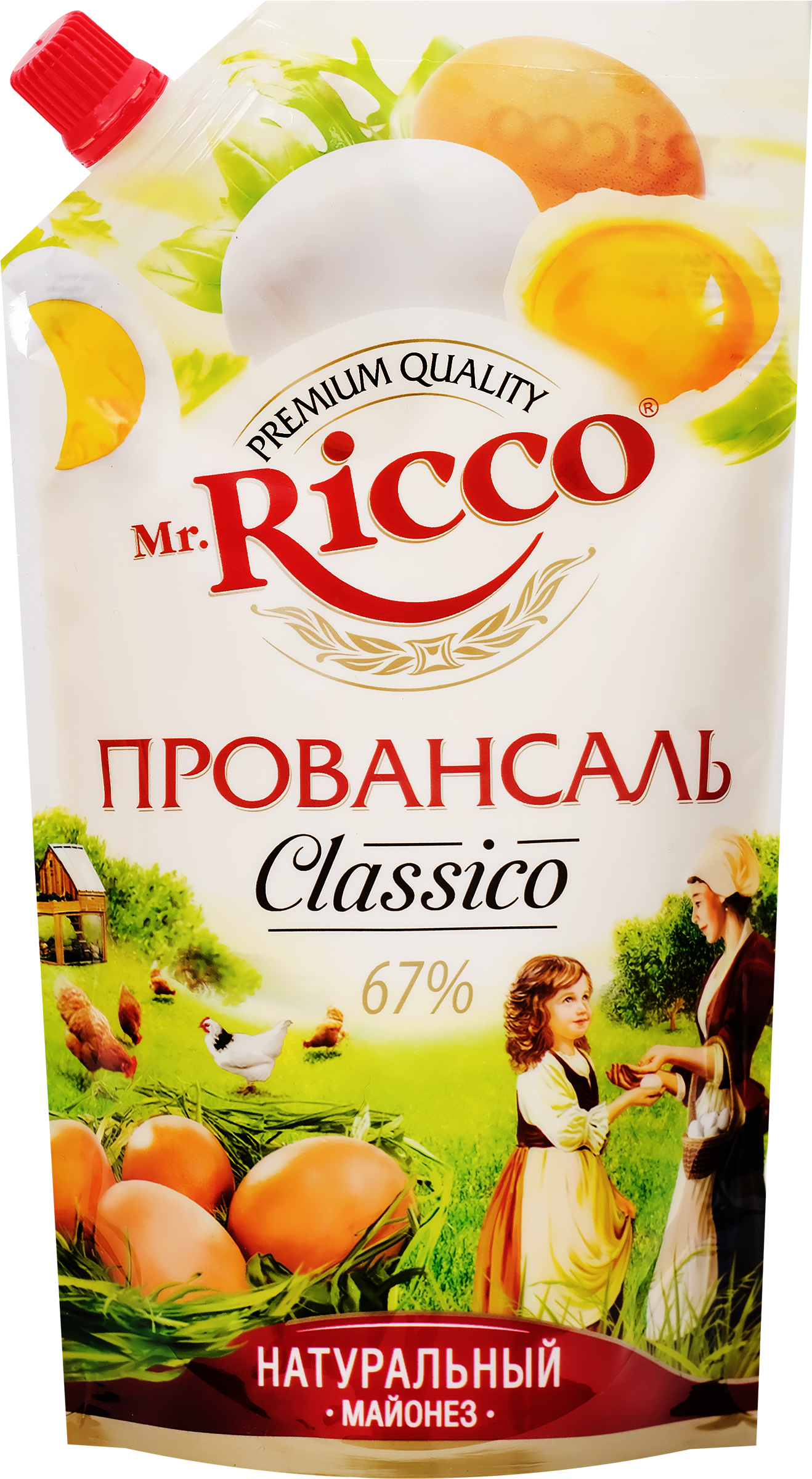 Изображение товара Майонез MR.RICCO Провансаль 67% 400 мл Изображение товара Майонез MR.RICCO Провансаль 67% 400 мл