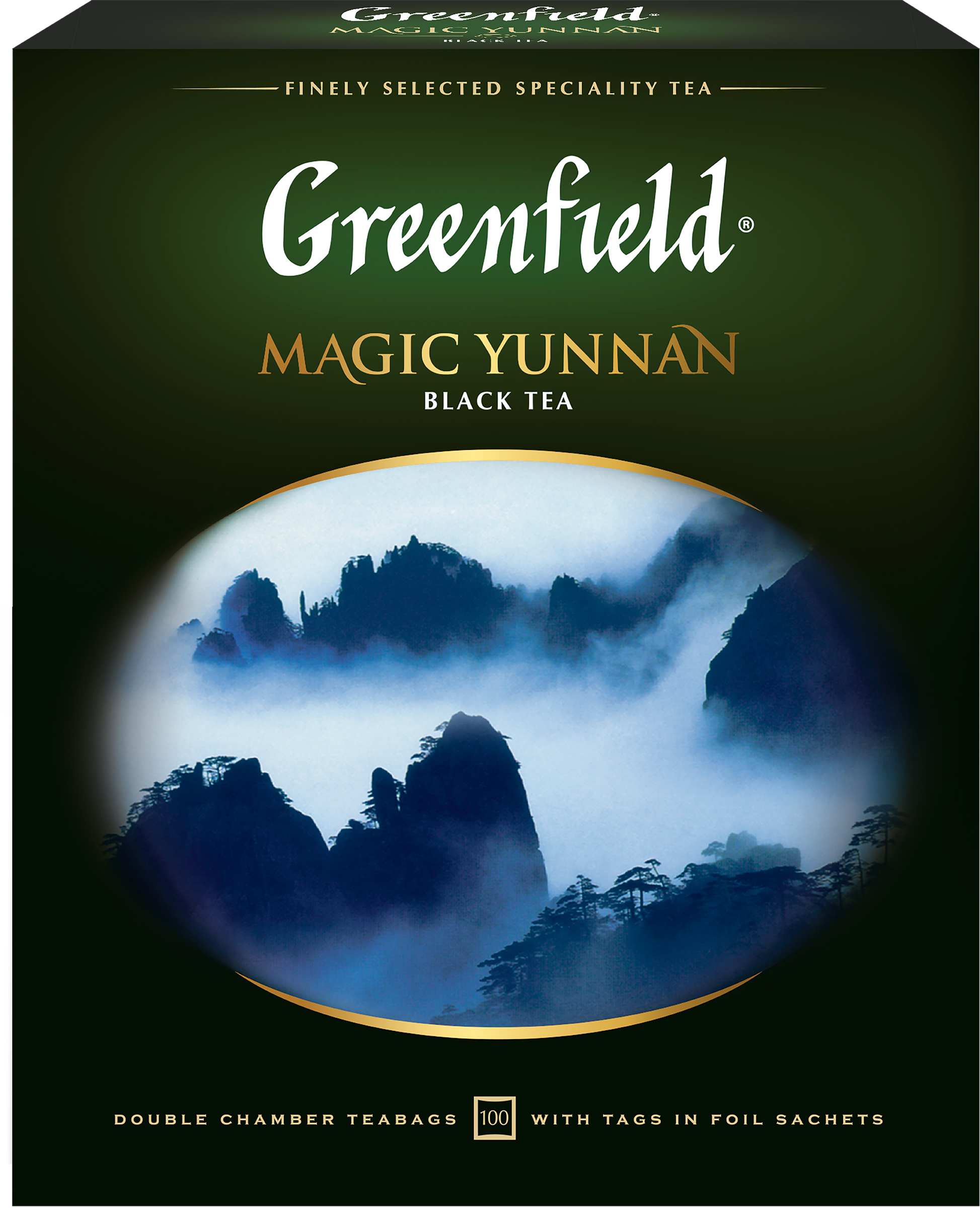 Изображение товара Чай черный Greenfield Magic Yunnan 100 пакетиков крупнолистовой из Китая Изображение товара Чай черный Greenfield Magic Yunnan 100 пакетиков крупнолистовой из Китая