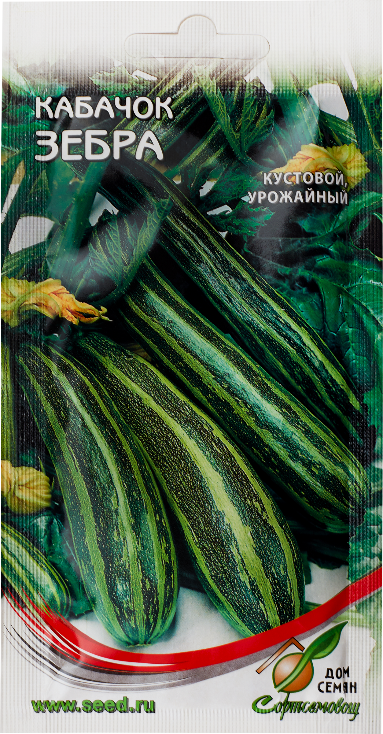 Изображение товара Семена ДОМ СЕМЯН Кабачок Зебра, 2,3г Изображение товара Семена ДОМ СЕМЯН Кабачок Зебра, 2,3г