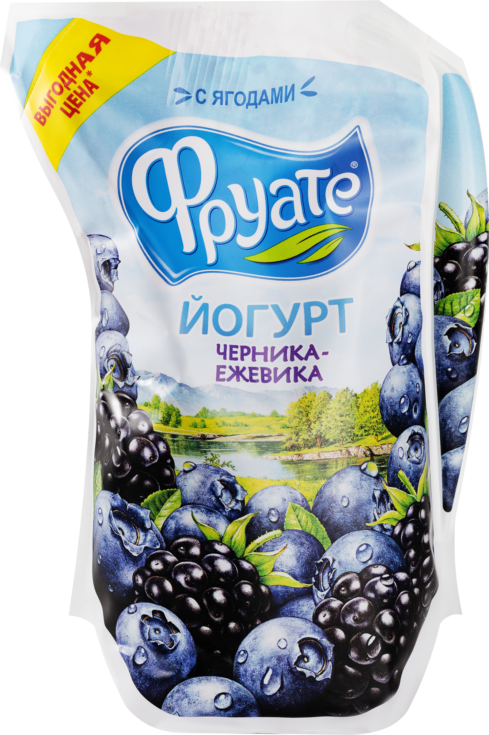 Изображение товара Йогурт питьевой ФРУАТЕ Черника, ежевика 1,5%, без змж, 950г Изображение товара Йогурт питьевой ФРУАТЕ Черника, ежевика 1,5%, без змж, 950г