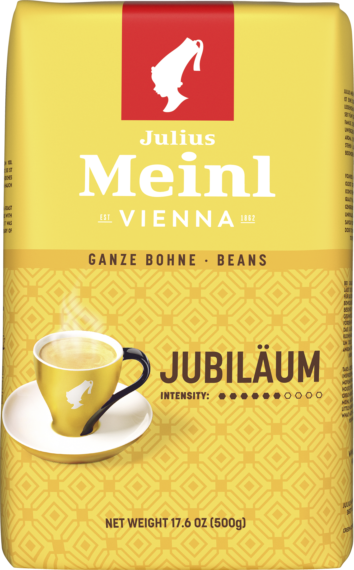 Изображение товара Кофе зерновой JULIUS MEINL Юбилейный натуральный жареный 500г