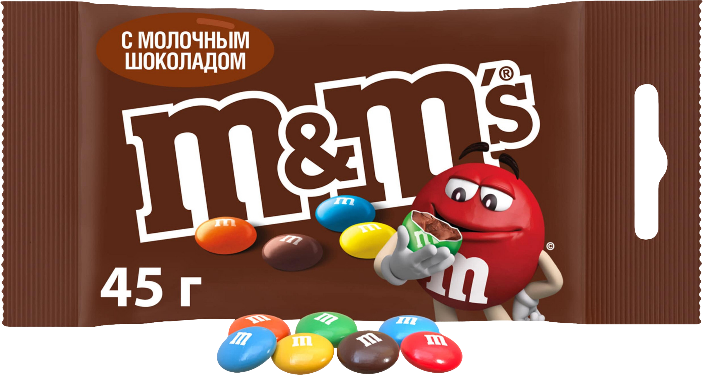 Изображение товара Драже M&M'S Шоколад 45г - яркие конфеты с хрустящей оболочкой и молочным шоколадом Изображение товара Драже M&M'S Шоколад 45г - яркие конфеты с хрустящей оболочкой и молочным шоколадом