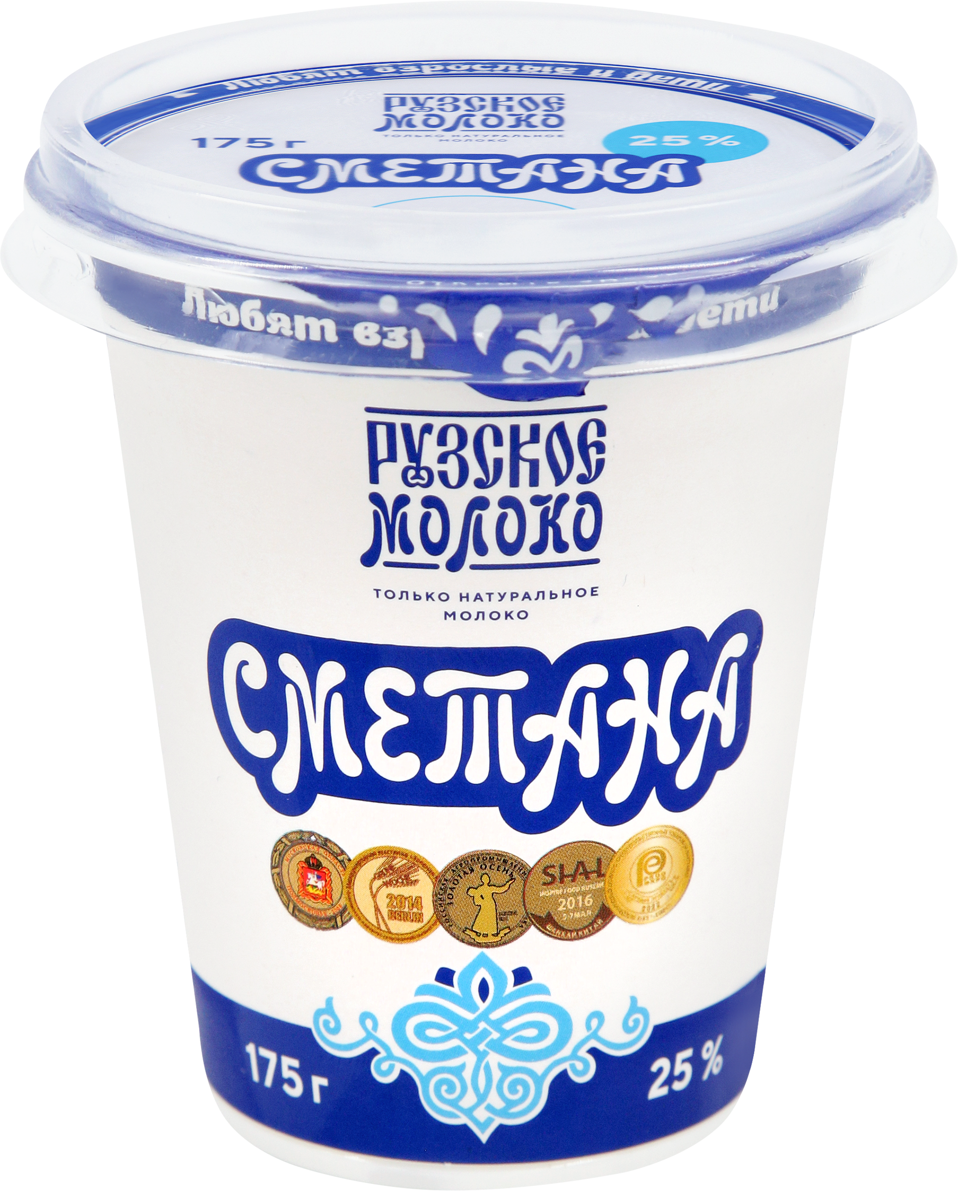Изображение товара Сметана РУЗСКИЙ 25% натуральный кисломолочный продукт 175г Изображение товара Сметана РУЗСКИЙ 25% натуральный кисломолочный продукт 175г