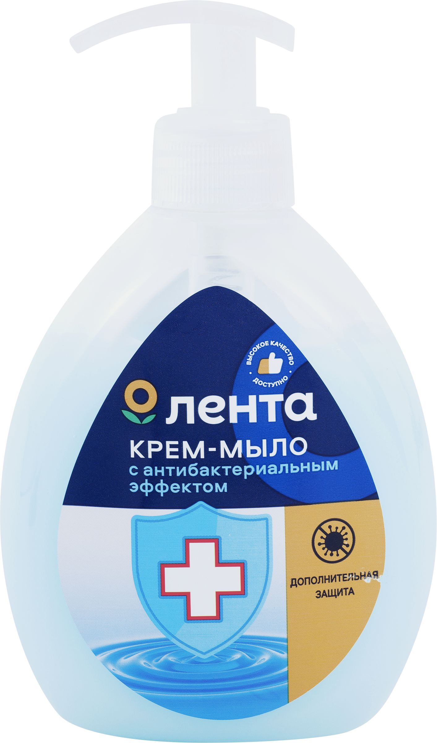 Изображение товара Жидкое крем-мыло ЛЕНТА Экстракт календулы Антибактериальное 300мл